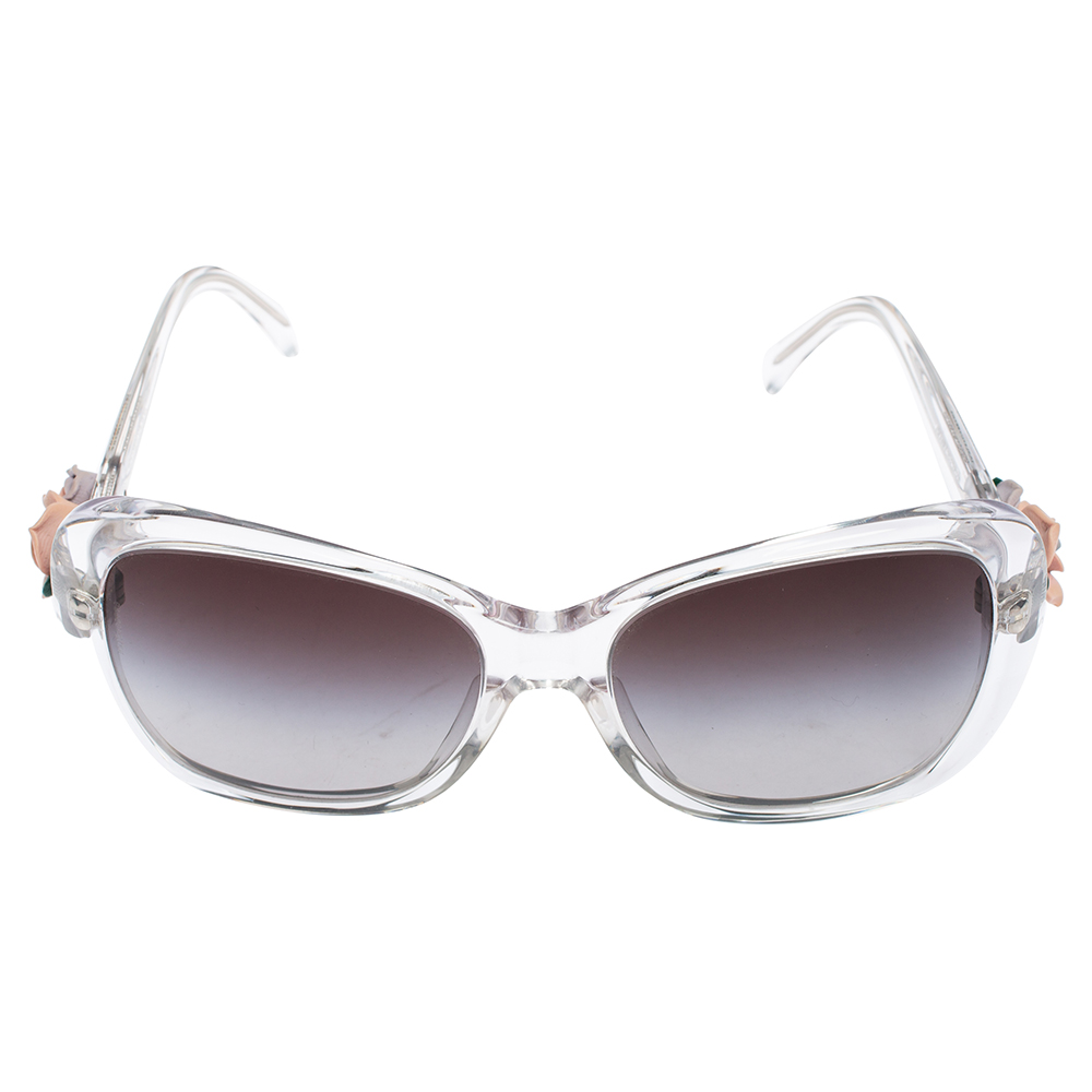 Dolce & Gabbana Floral Embellished/ Grey Gradient DG4184 Square Sunglasses
Dolce & Gabbana Floral Embellished/ Grey Gradient DG4184 Square Sunglasses