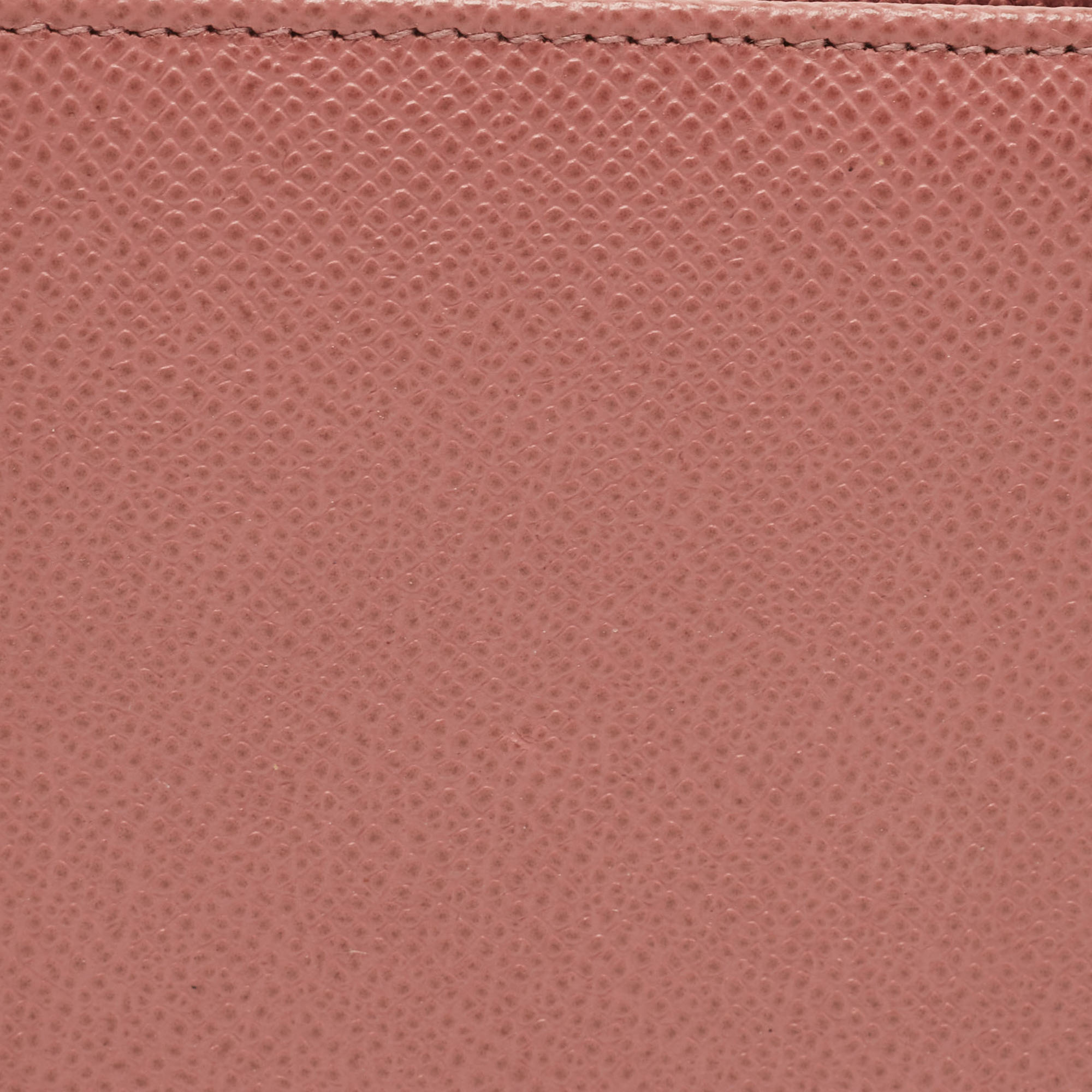 Dolce & Gabbana Old Rose Leather Passport Holder