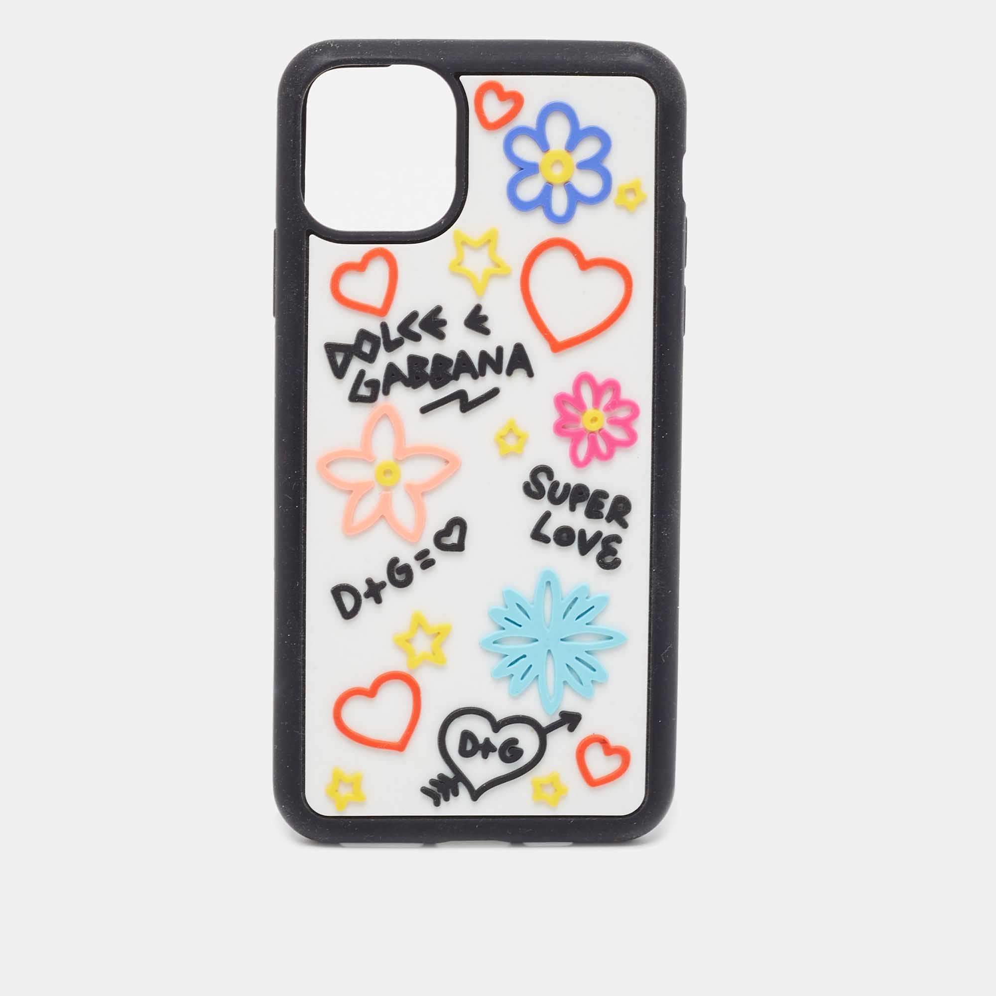 Dolce & Gabbana Multicolor Graffiti Rubber IPhone 11 Pro Case