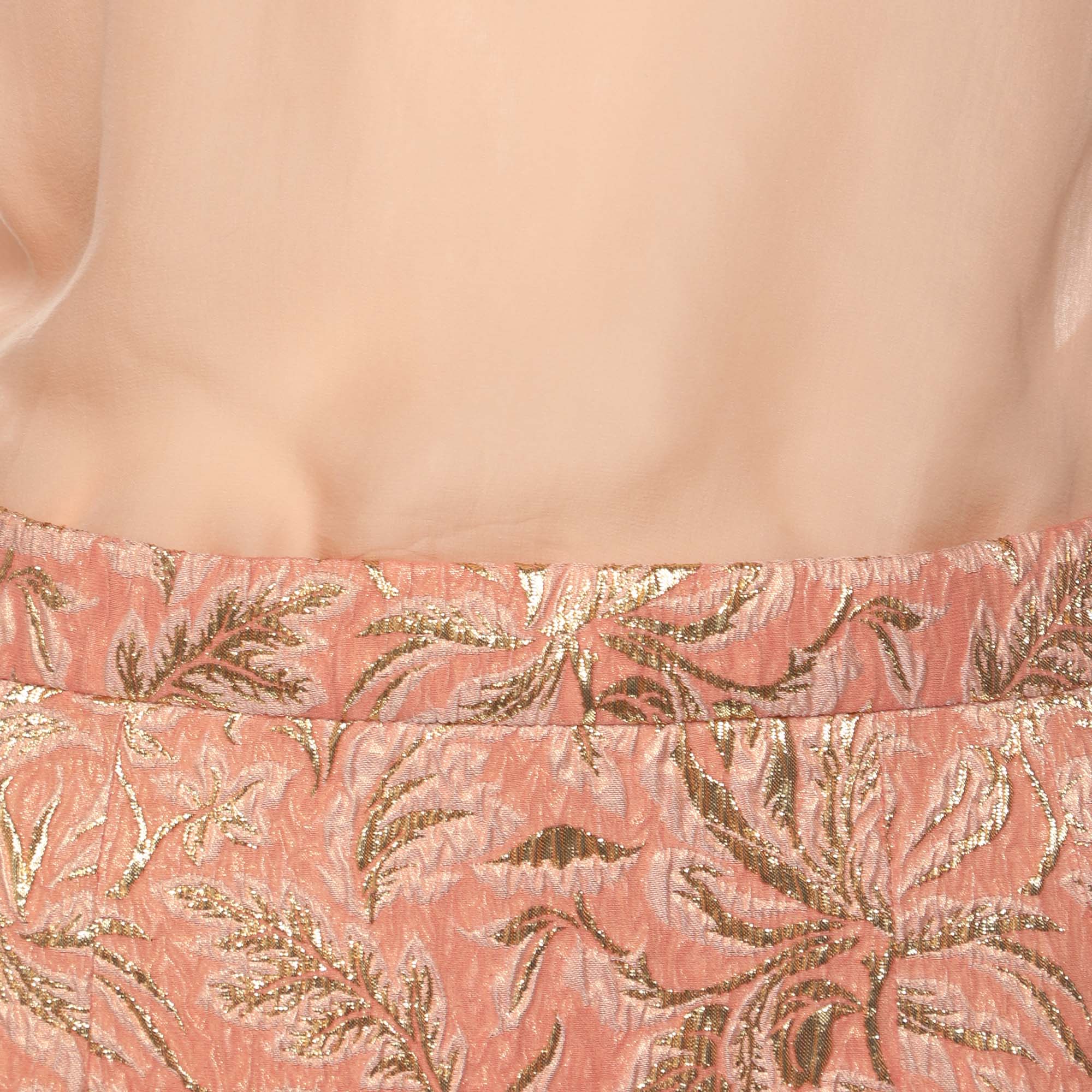 Dolce & Gabbana Pink/Gold Lurex/Silk Sets S