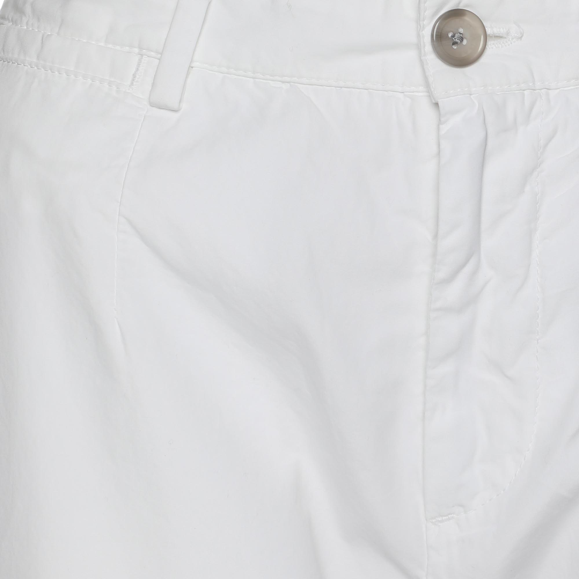 Dolce & Gabbana White Cotton Trouser M