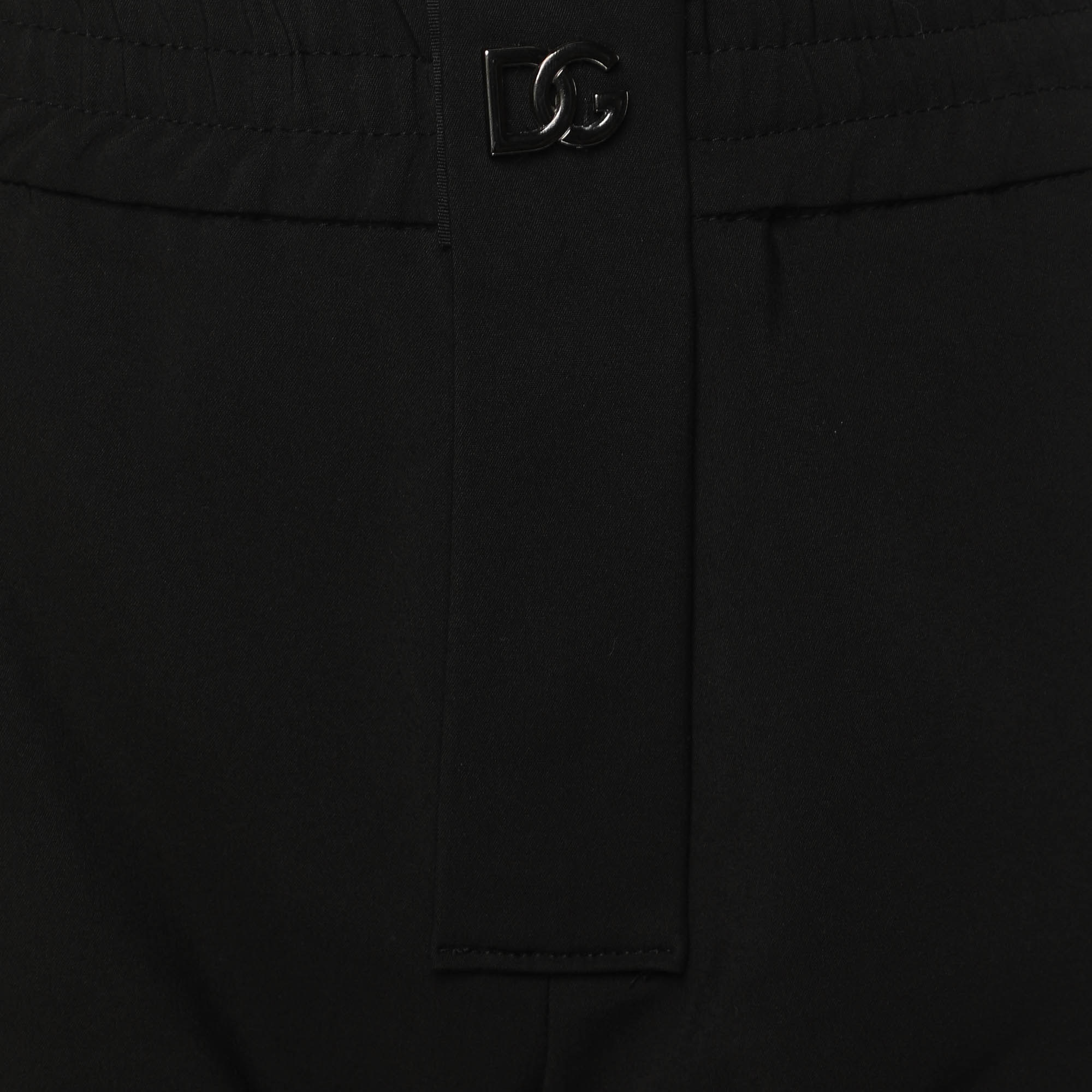 Dolce & Gabbana Black Cotton Jogger XS