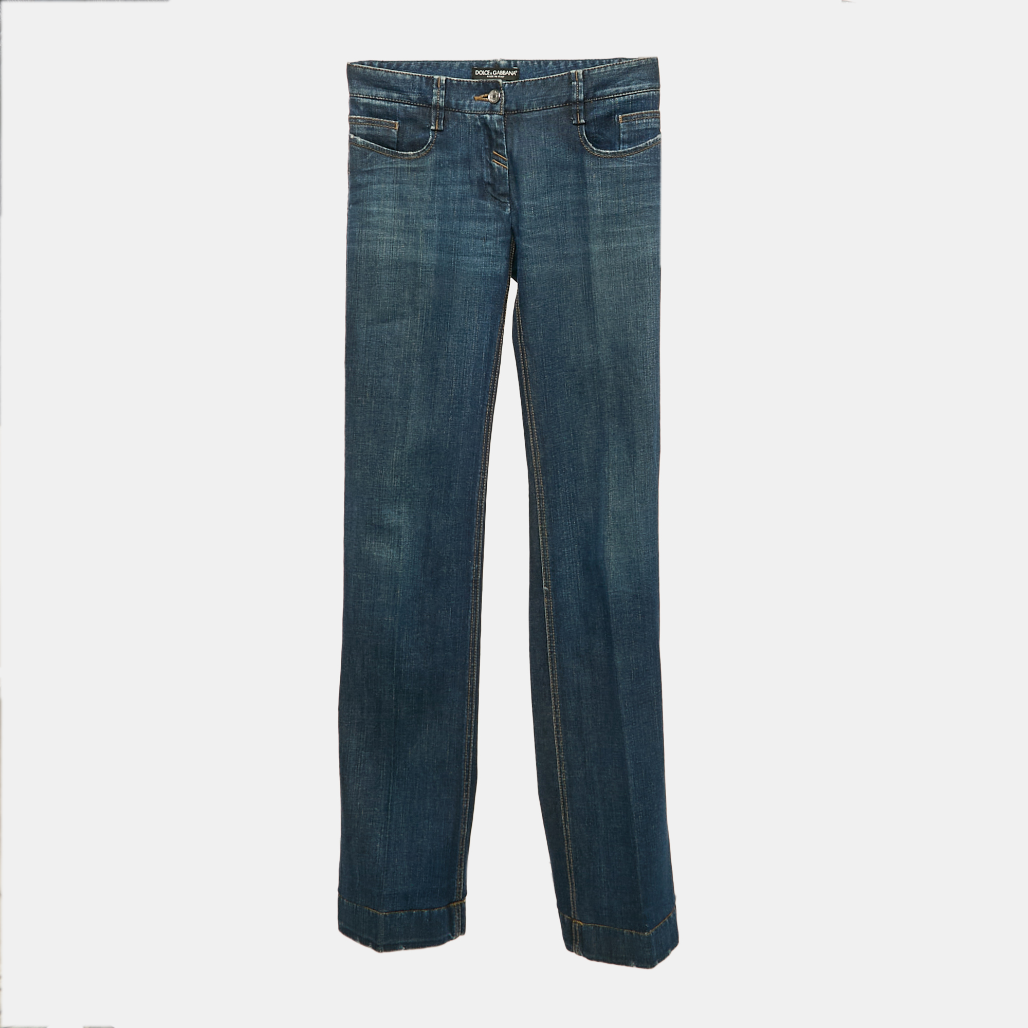 Dolce & Gabbana Blue Faded Denim Straight Leg Jeans S Waist 26"
Dolce & Gabbana Blue Faded Denim Straight Leg Jeans S Waist 26"