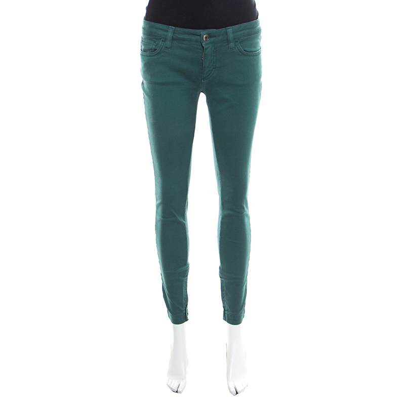 Dolce & Gabbana Green Skinny Pretty Jeans S