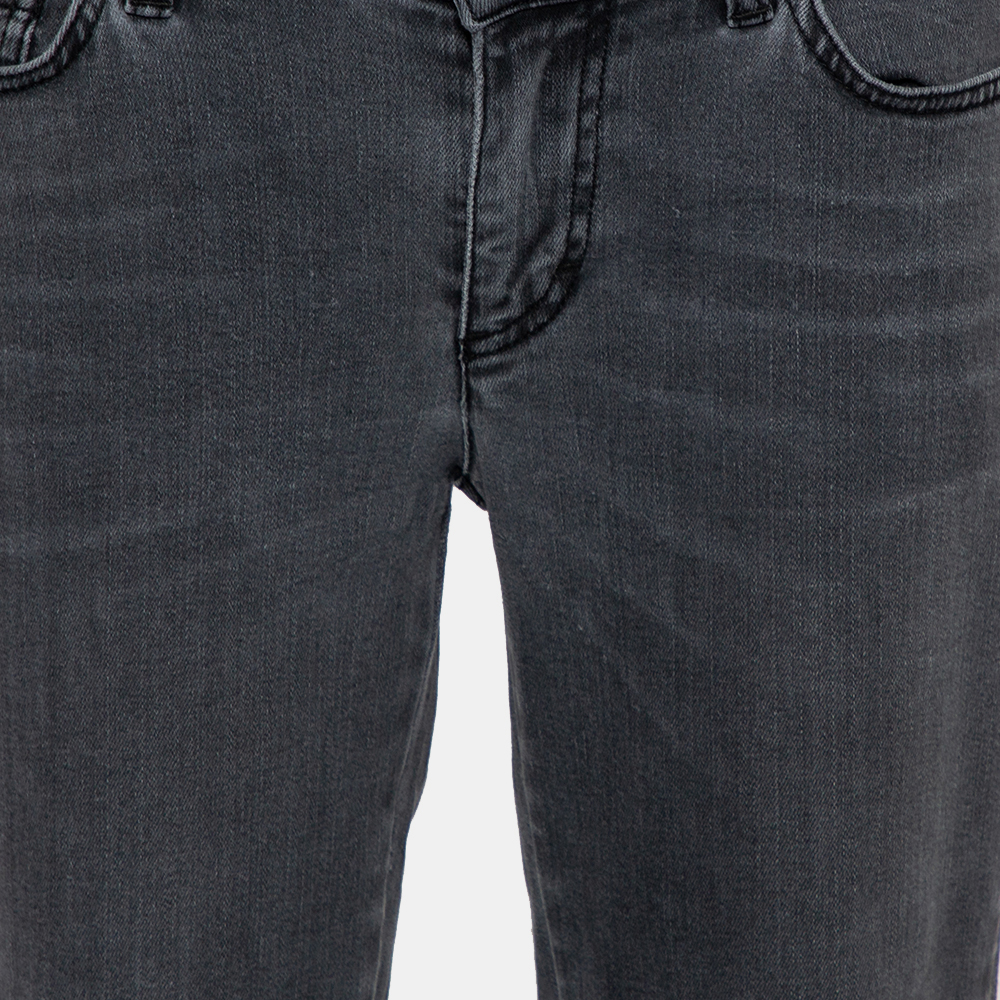 Dolce & Gabbana Grey Light Washed Slim Fit Jeans M