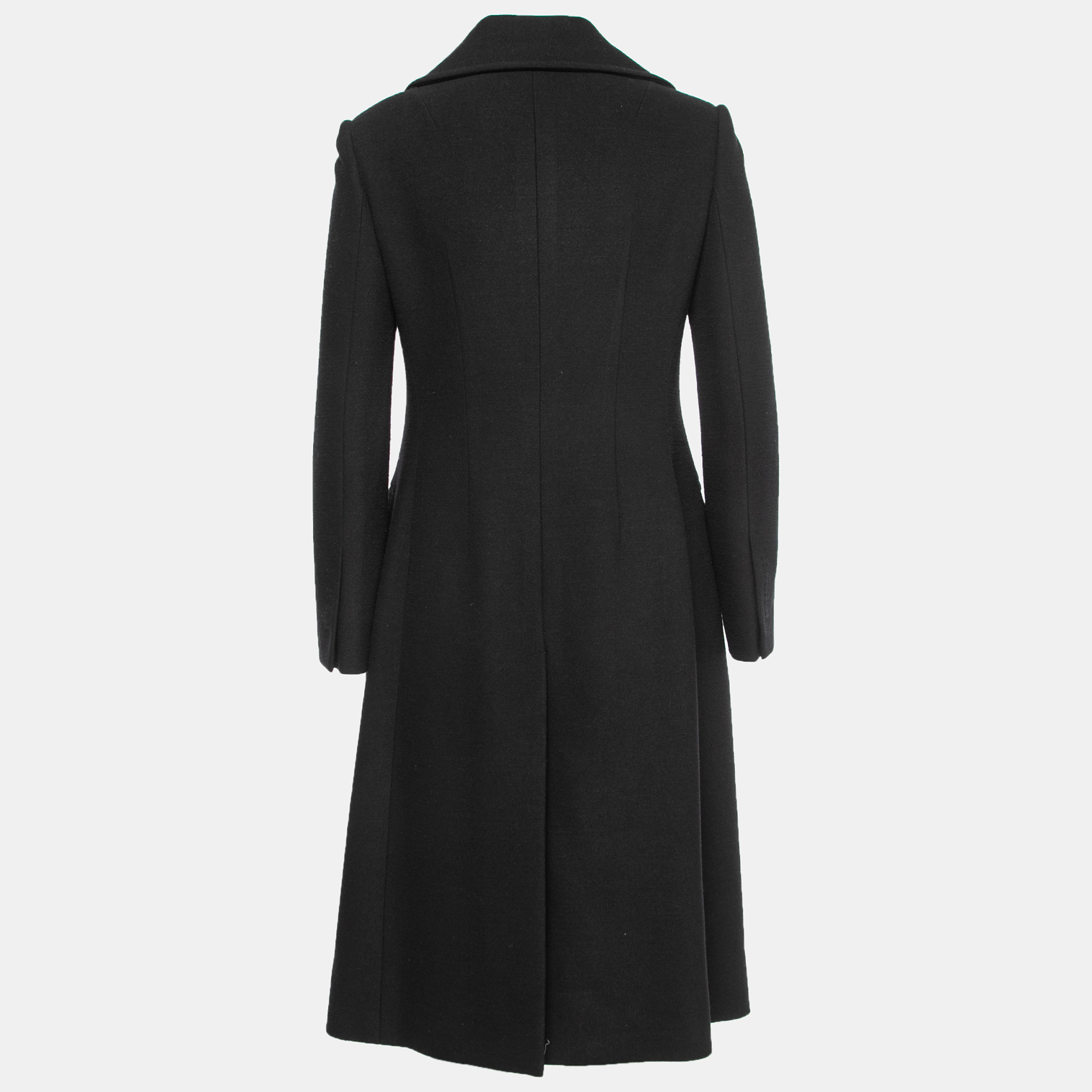 Dolce & Gabbana Black Wool Single-Breasted Mid-Length Coat
Dolce & Gabbana Black Wool Single-Breasted Mid-Length Coat