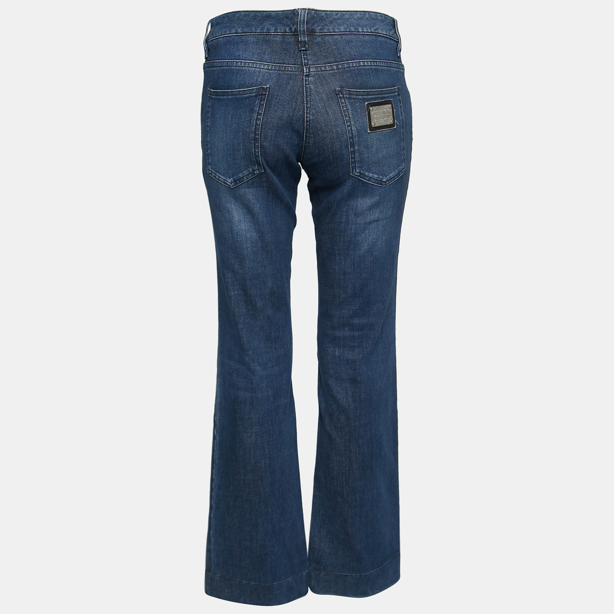 

Dolce & Gabbana Navy Blue Denim Straight Leg Jeans  Waist 33