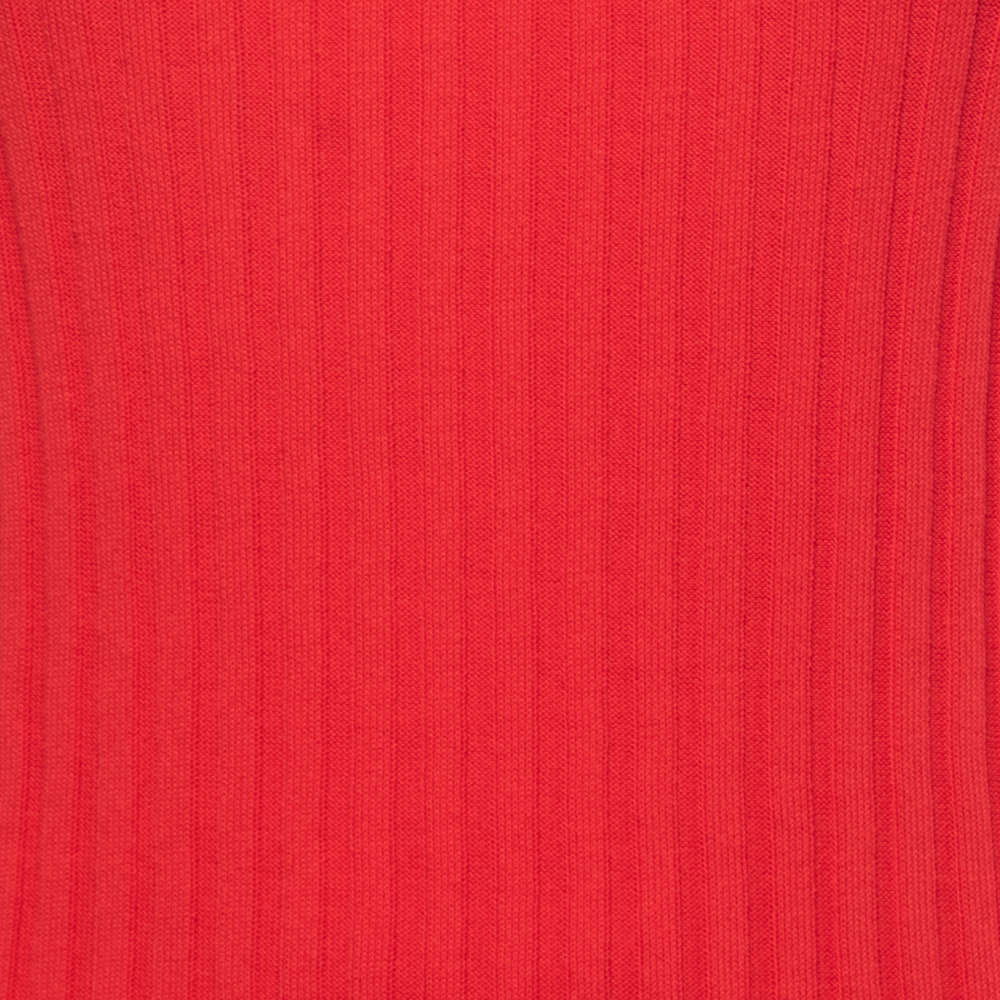 Dolce & Gabbana Red Cotton Rib Knit Tank Top M