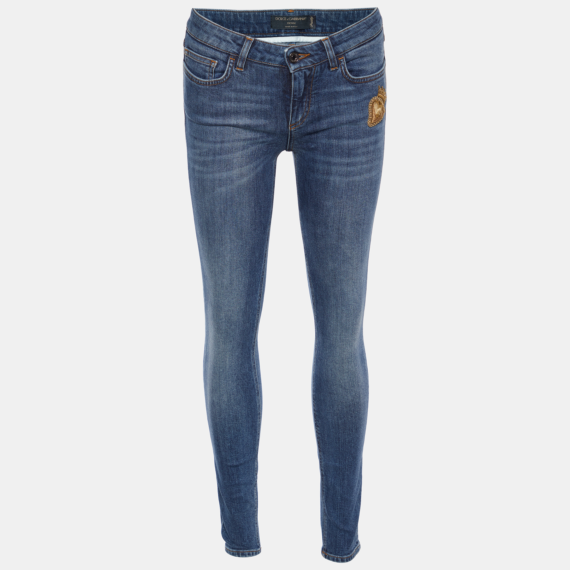 Dolce & Gabbana Blue Denim Pretty Fit Jeans S