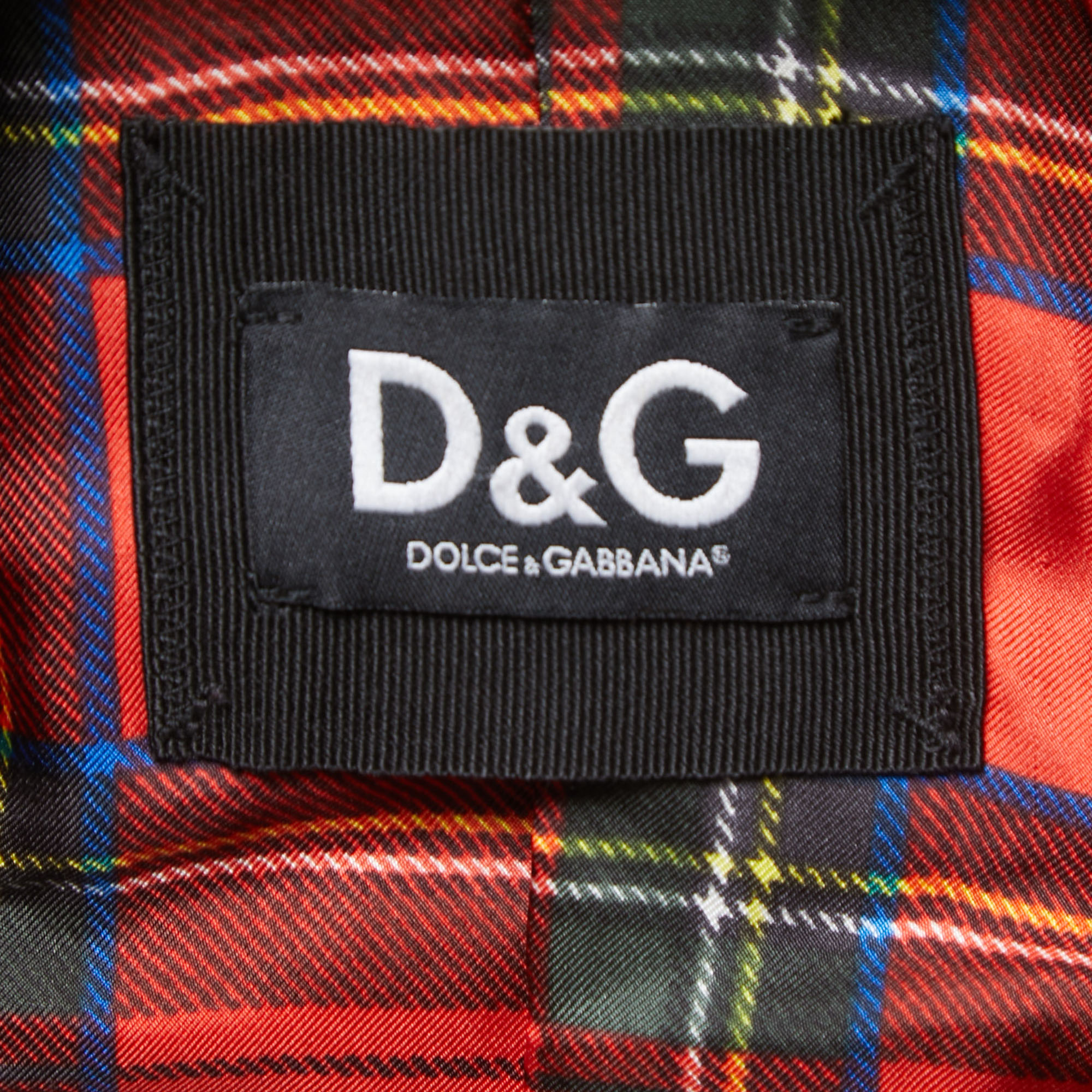Dolce & Gabbana Brown Velvet Double Breasted Blazer M
