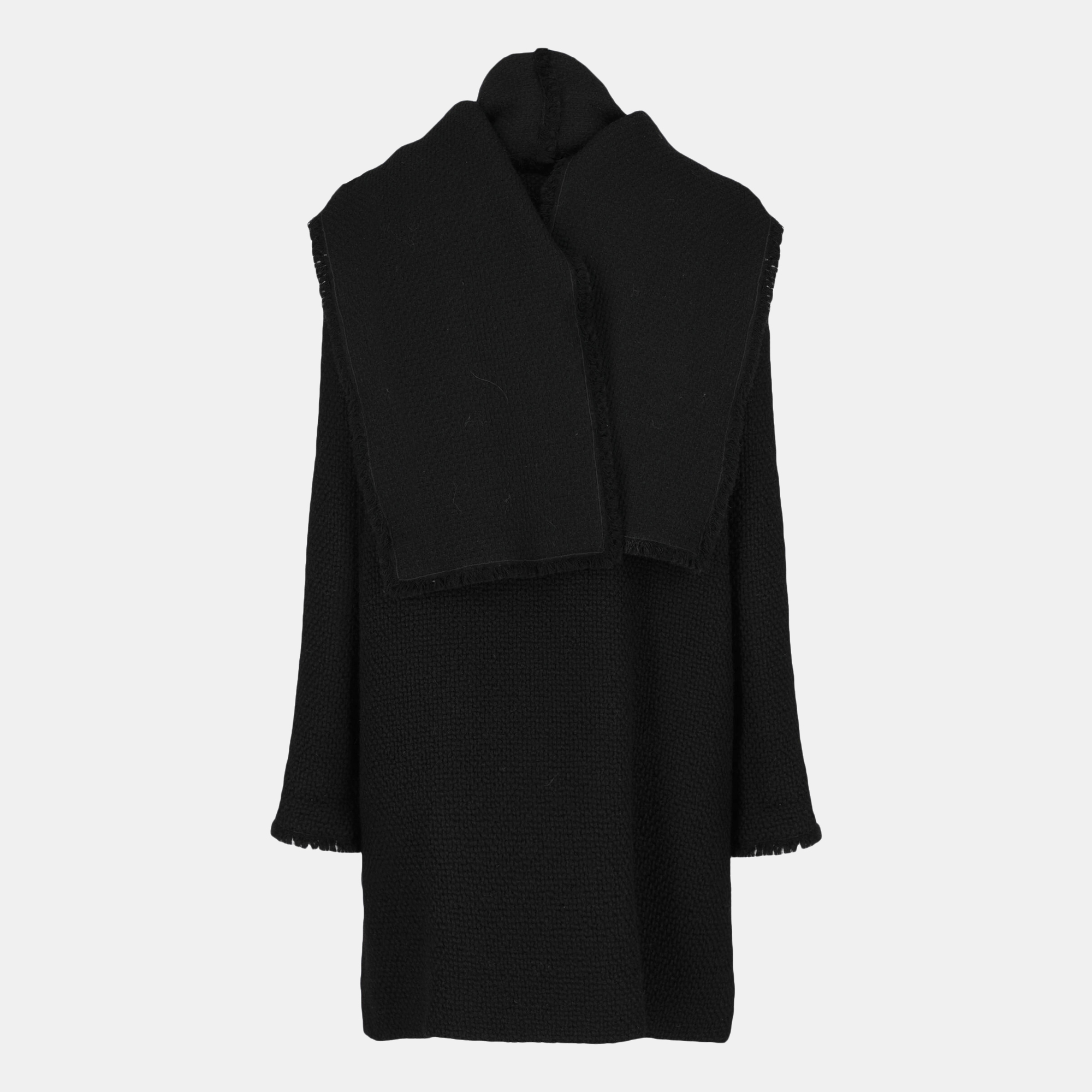 Dolce & Gabbana  Women's Wool Single Breasted Coat - Black - M