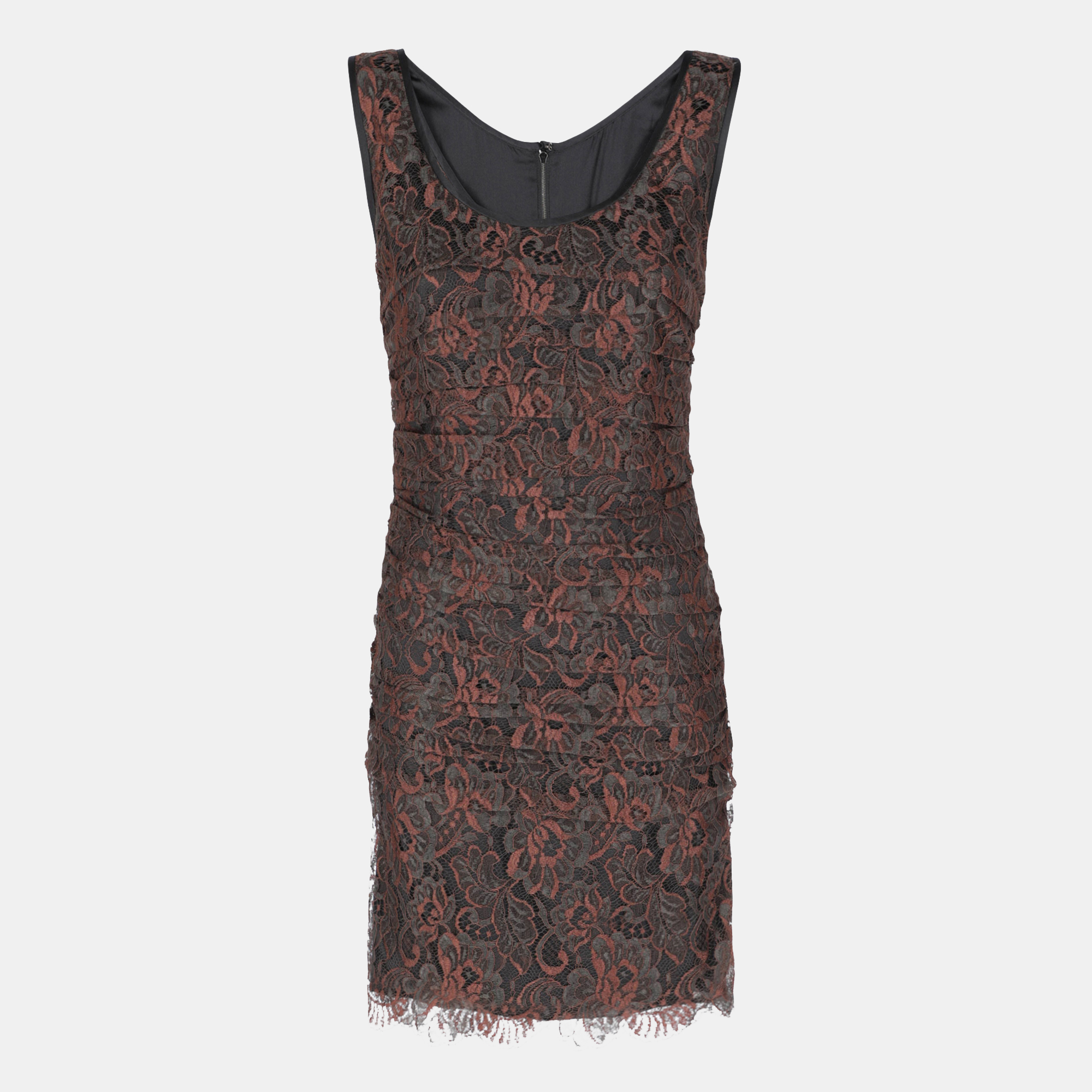 Dolce & Gabbana  Women's Synthetic Fibers Mini Dress - Black - M