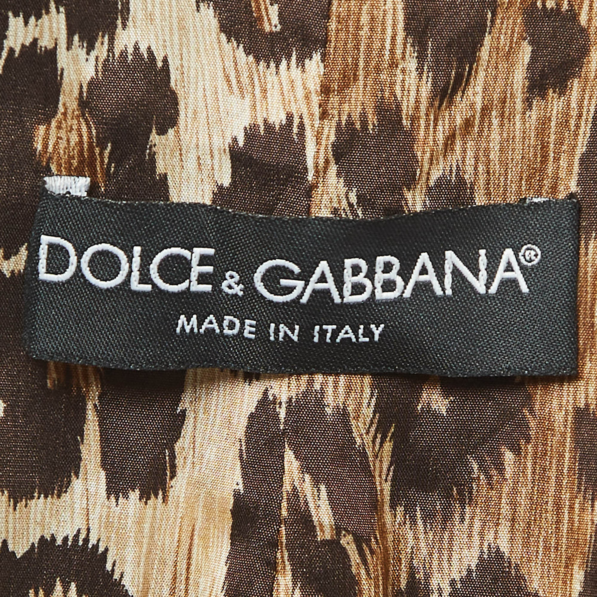 Dolce & Gabbana Black Wool Single Breasted Blazer M