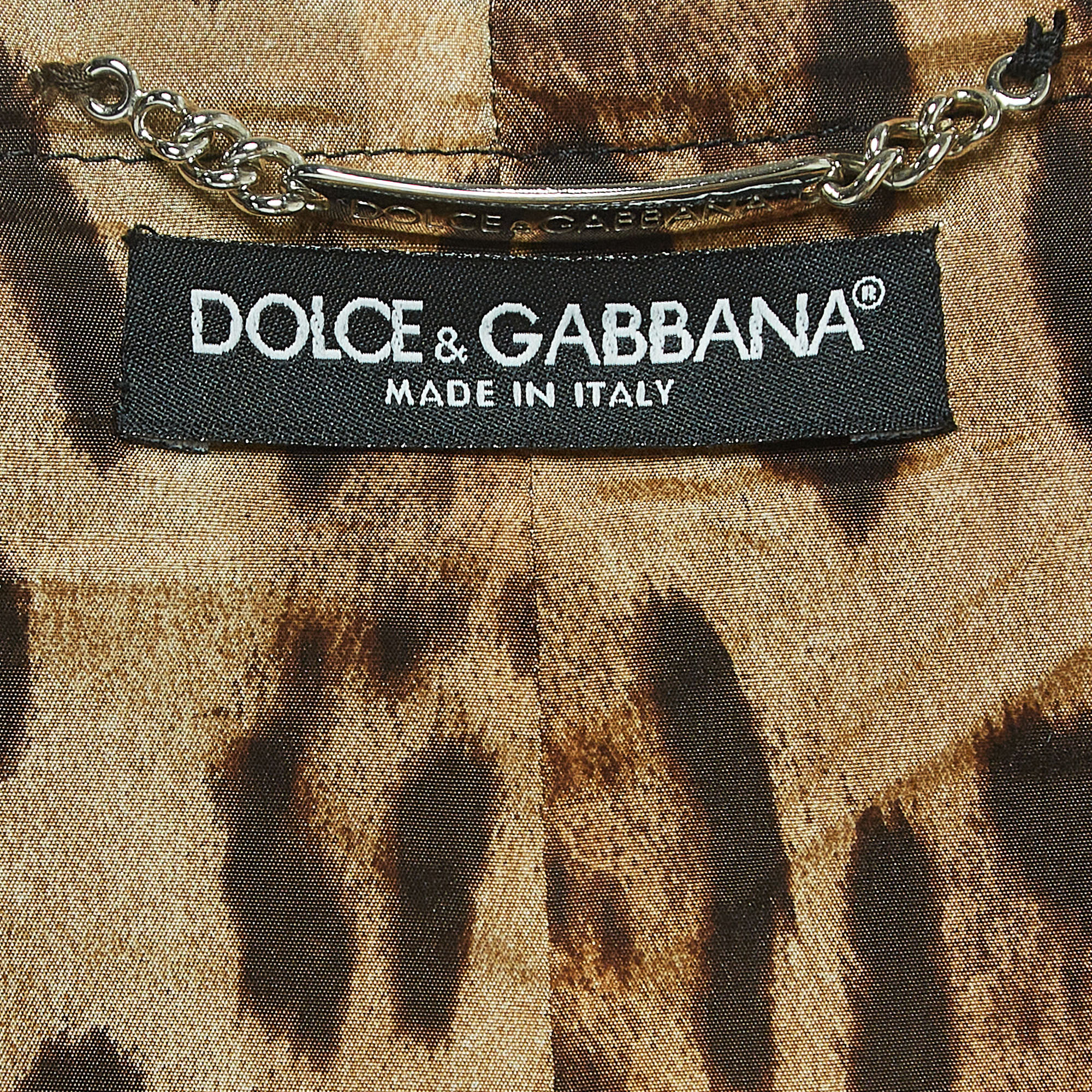 Dolce & Gabbana Grey Wool Blend Knit Vest And Pants Suit M
