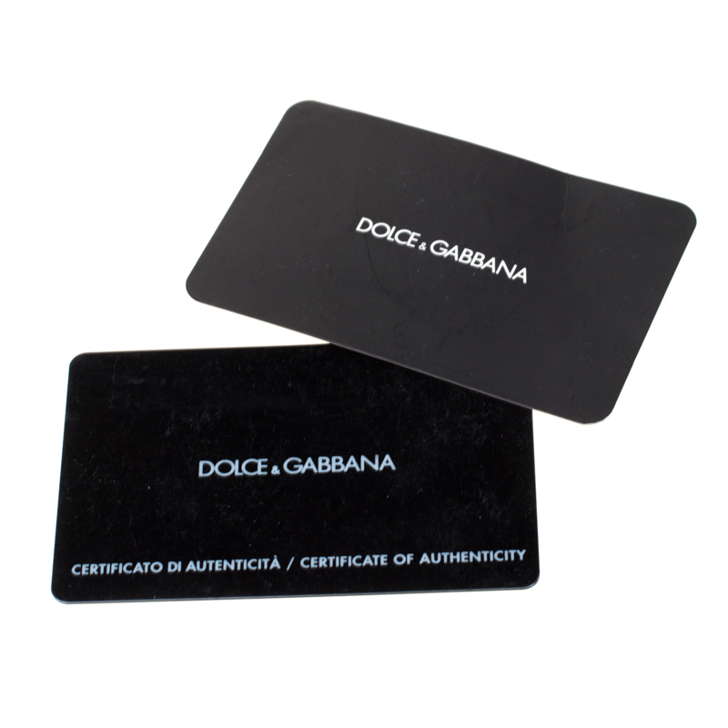 Dolce & Gabbana Burgundy Leather Miss Curly Bag