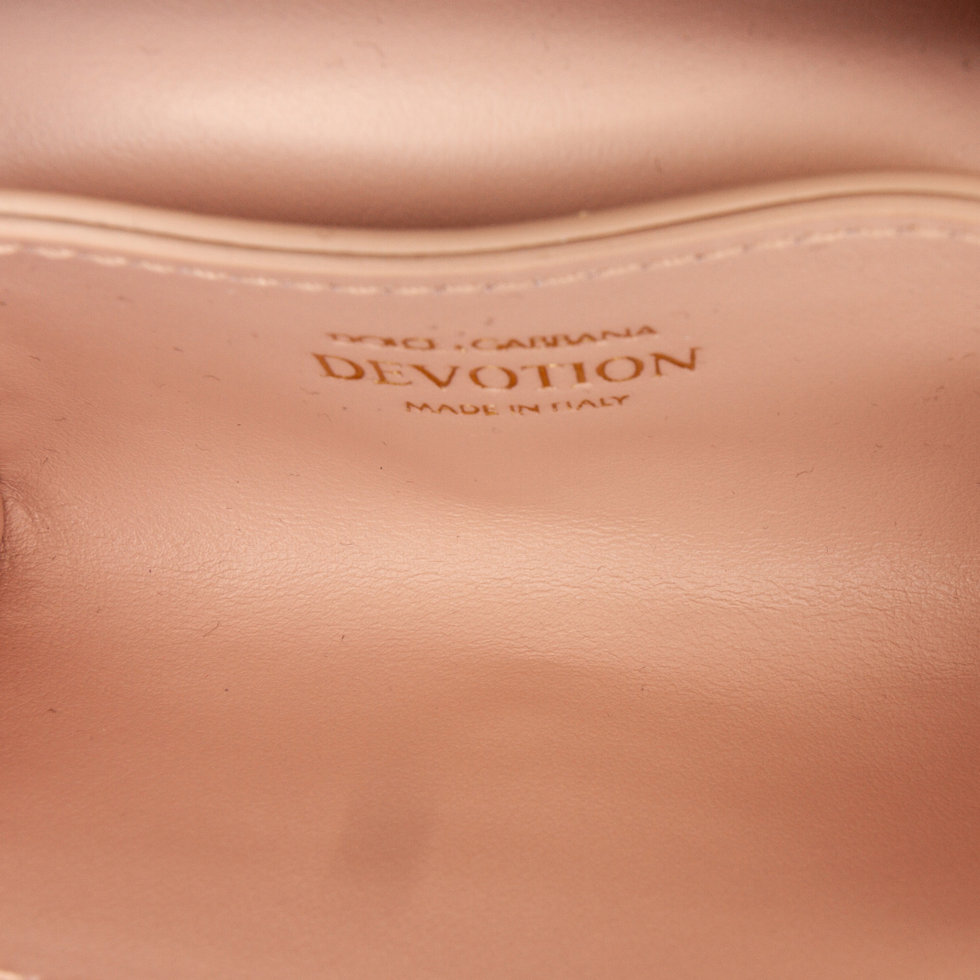 Dolce & Gabbana Pink Mini Devotion Crossbody Bag