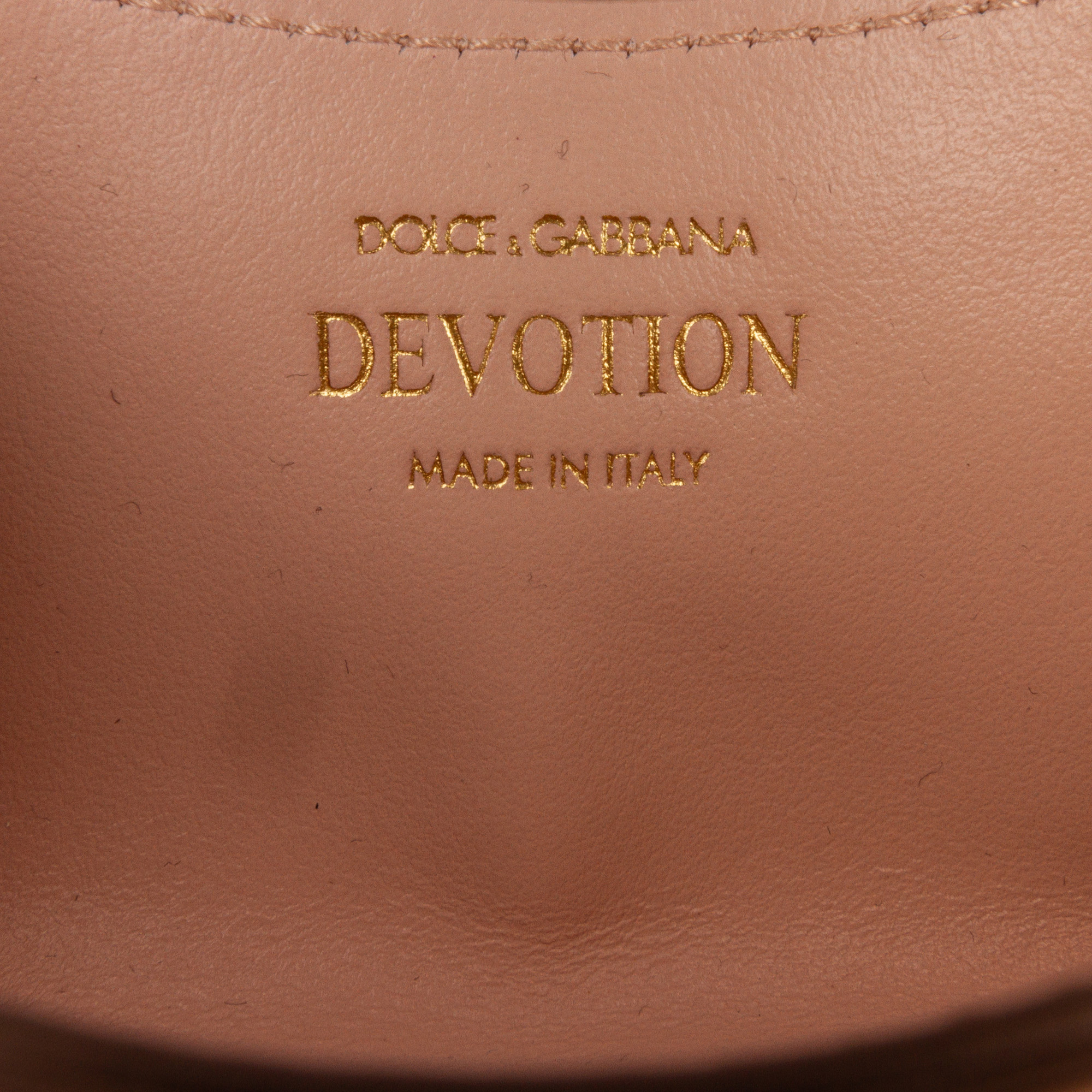 Dolce & Gabbana Pink Mini Devotion Crossbody Bag