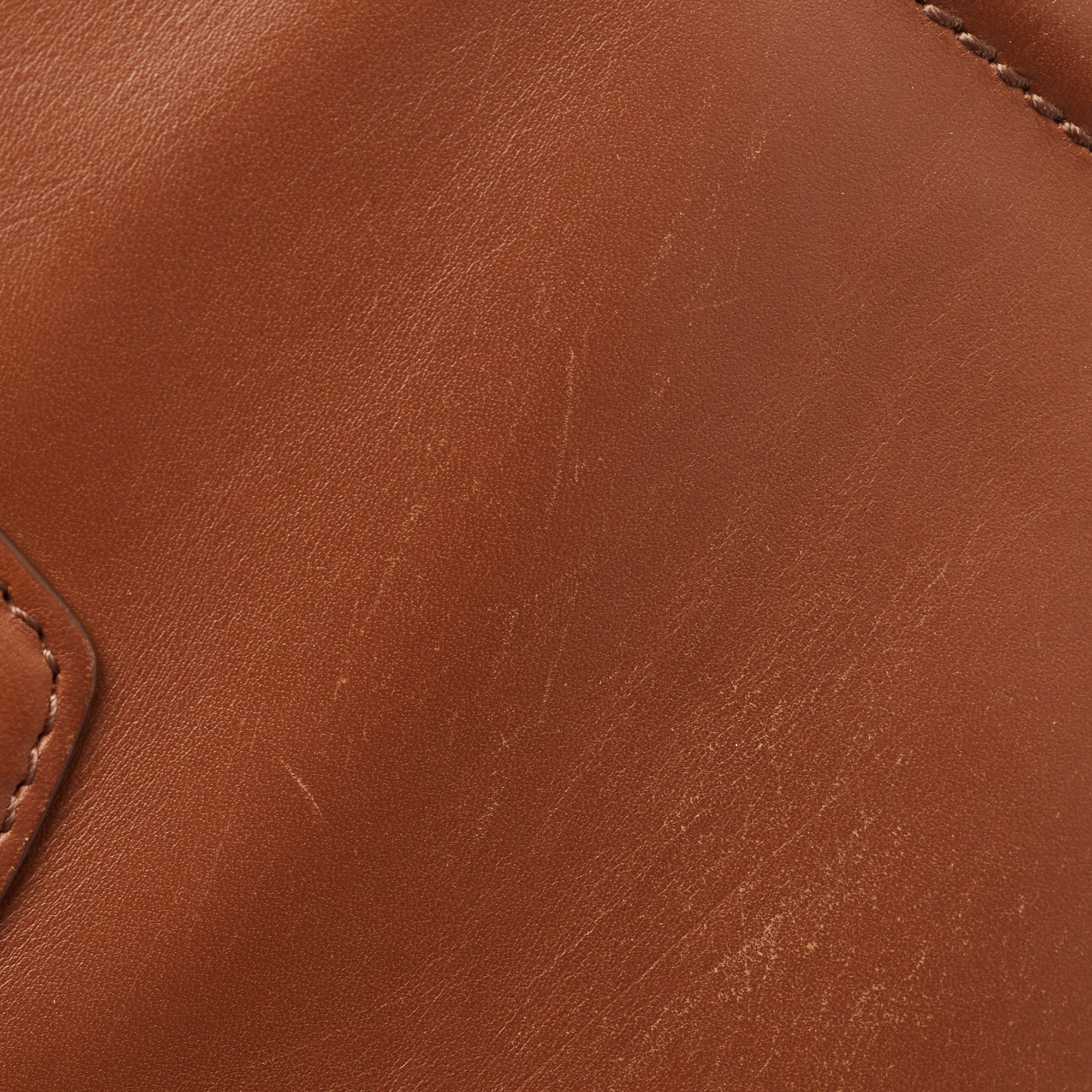 Dolce & Gabbana Brown Leather DG Amore Shoulder Bag