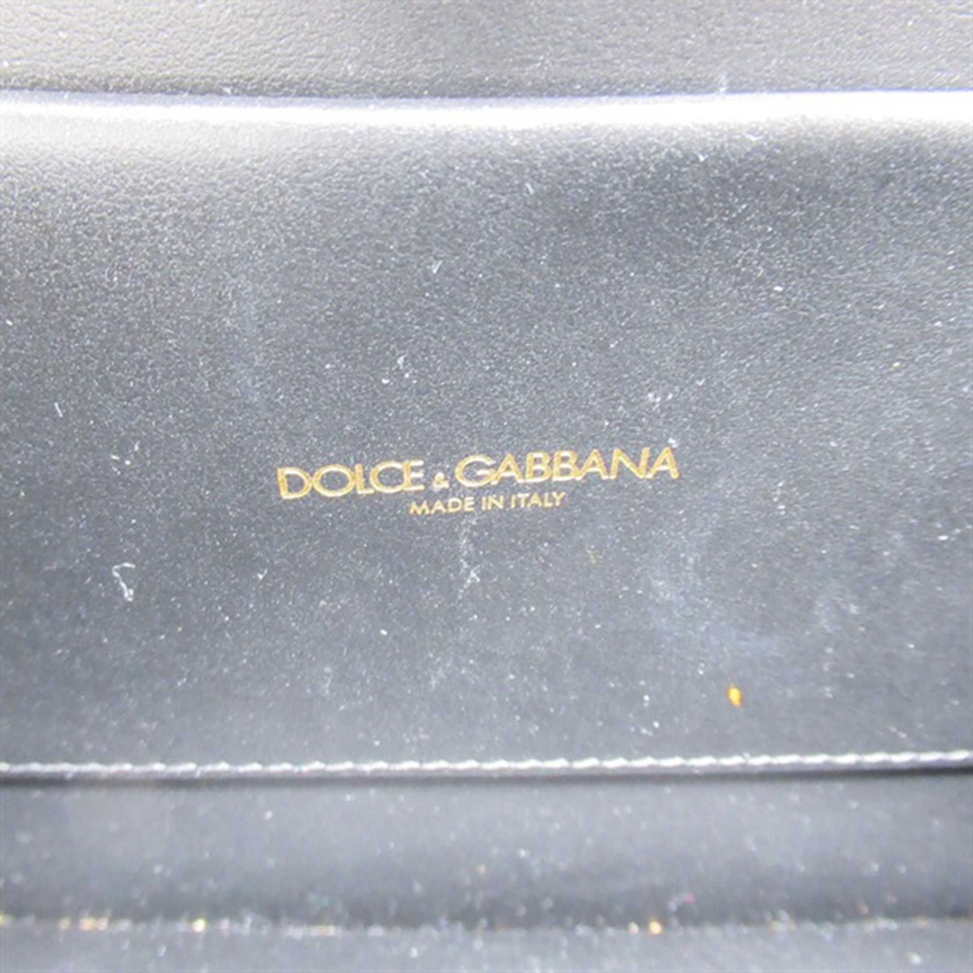 Dolce & Gabbana Gold Embossed Leather Devotion Shoulder Bag
