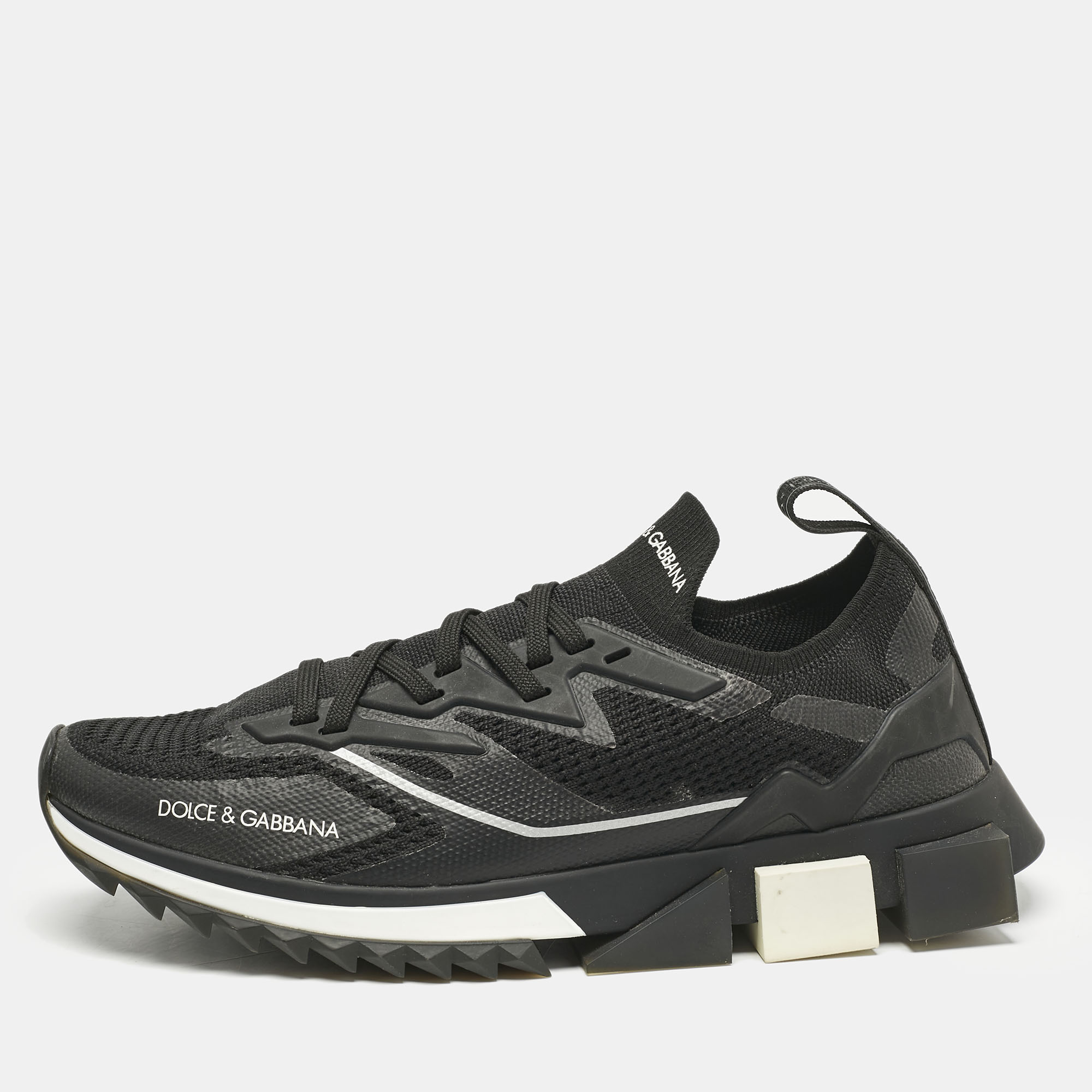 Dolce & Gabbana Black Mesh and Rubber Sorrento Lace Up Sneakers Size
Dolce & Gabbana Black Mesh and Rubber Sorrento Lace Up Sneakers Size