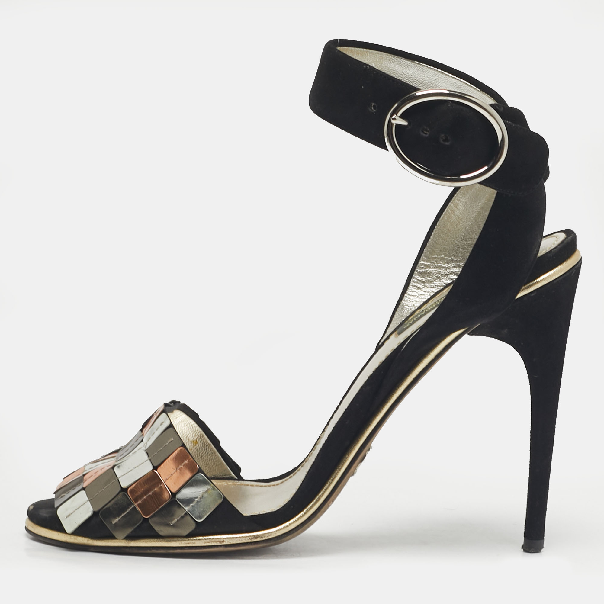 Dolce & Gabbana Black Suede Ankle Strap Sandals Size
Dolce & Gabbana Black Suede Ankle Strap Sandals Size