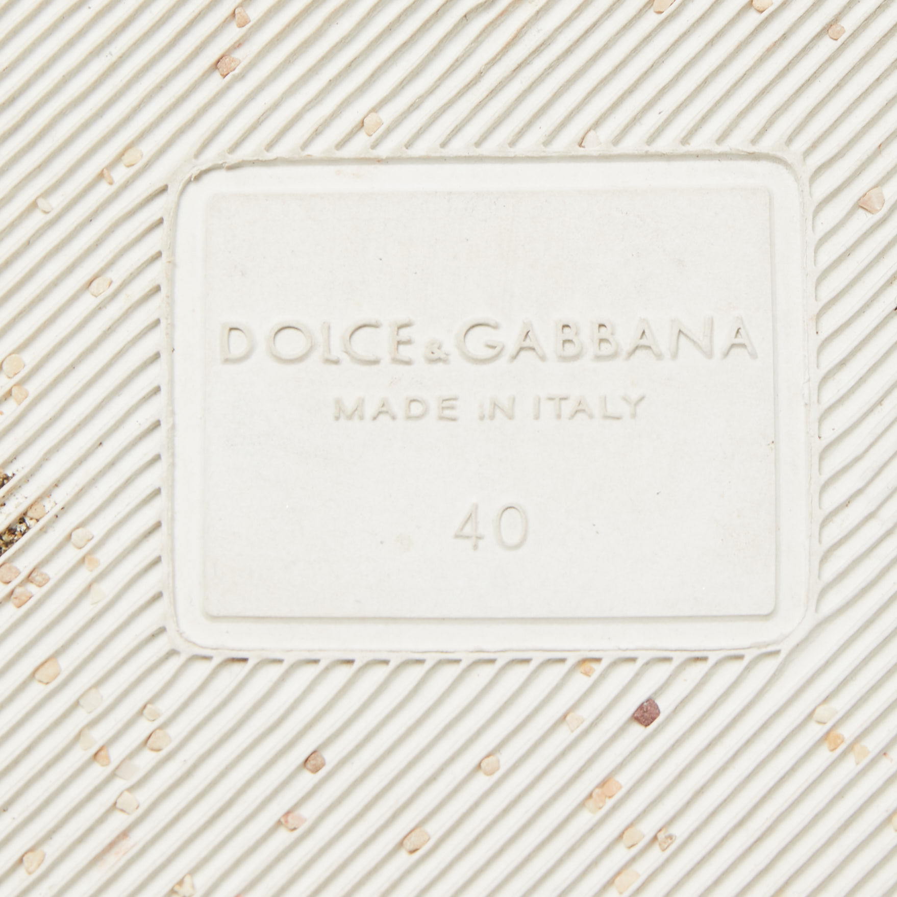 Dolce & Gabbana Multicolor Majolica Print Leather Slides Size 40