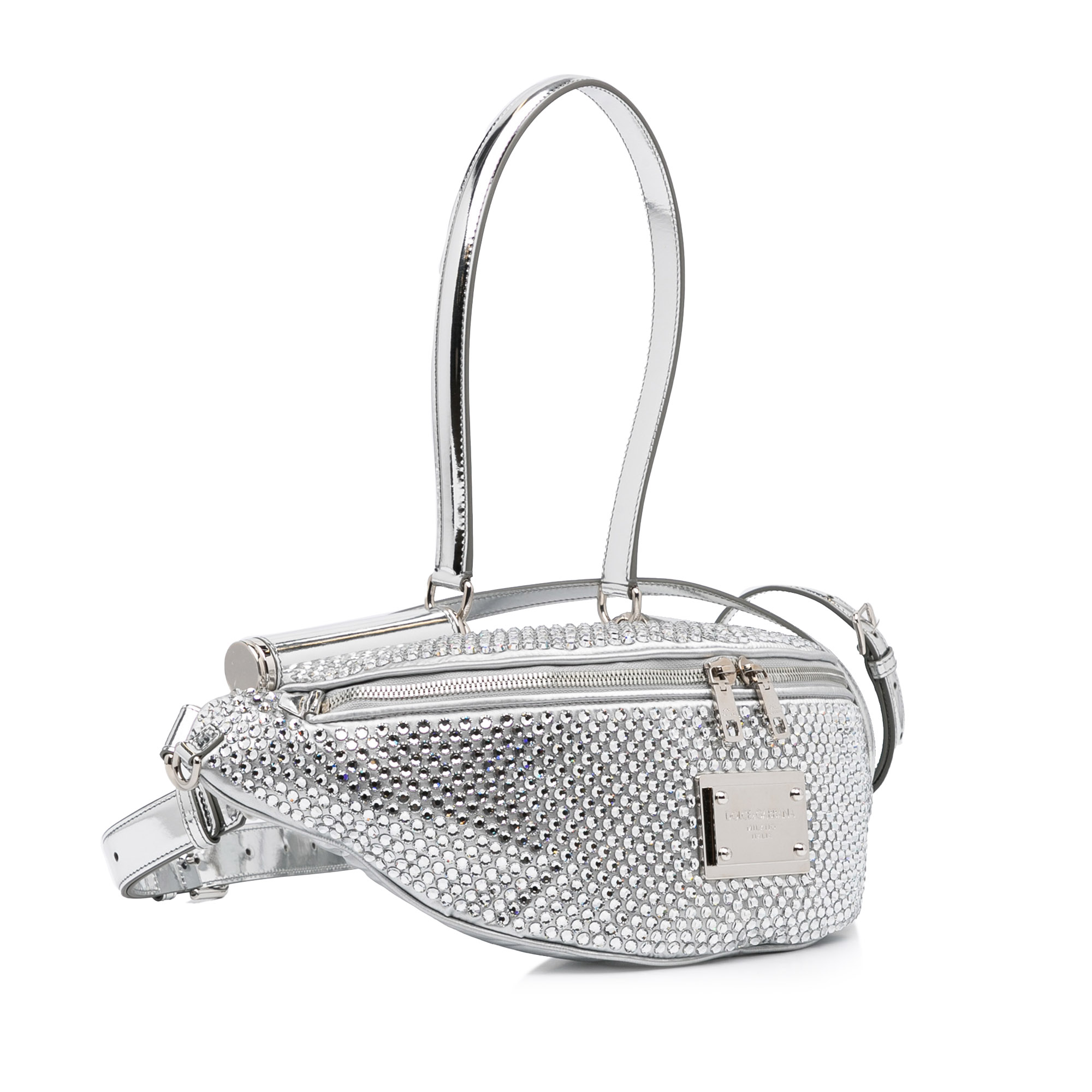 Dolce & Gabbana Silver Miss Sicily Belt Bag
