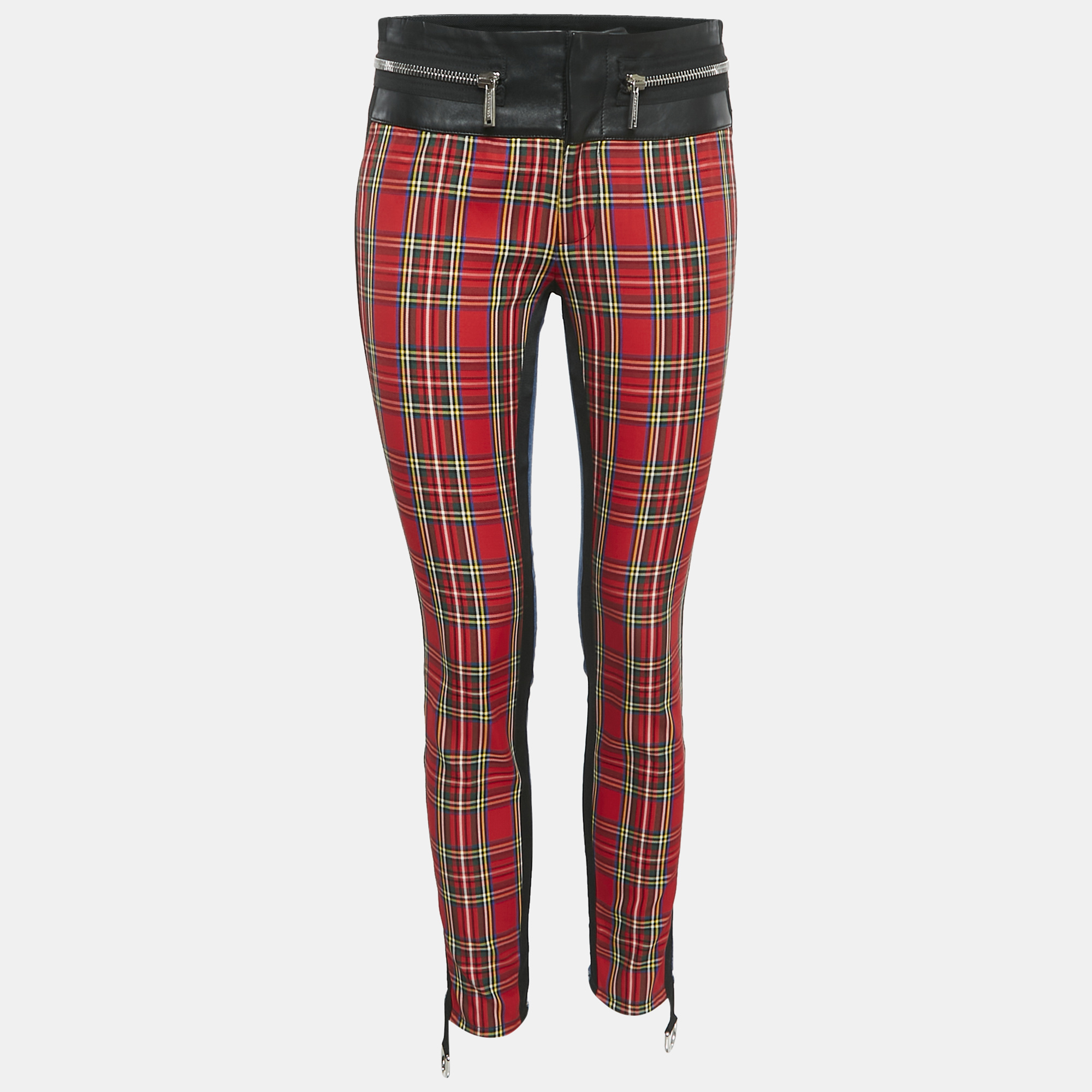 Dsquared2 Red/Blue Scottish Check and Denim Denise Fit Jeans S Waist 29'
Dsquared2 Red/Blue Scottish Check and Denim Denise Fit Jeans S Waist 29'