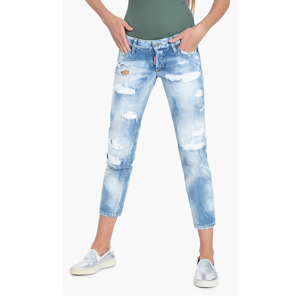 Dsquared2 Blue Jennifer Cropped Jeans XS (36)