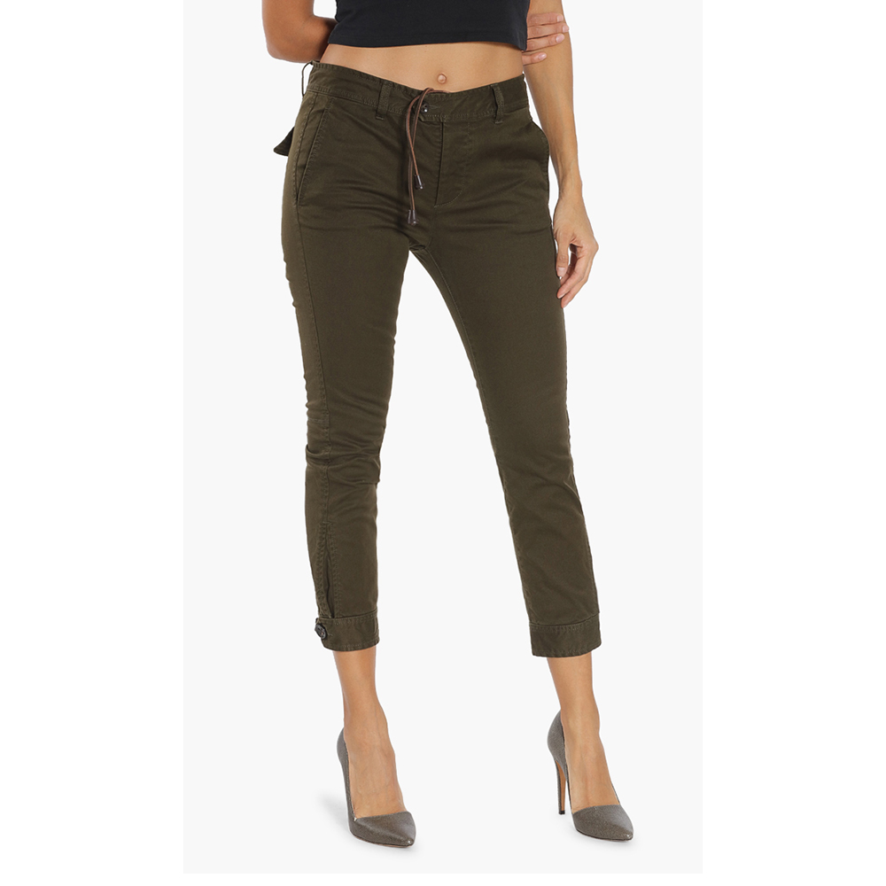 Dsquared2 Green Cotton Buggy Cropped Pants M (44)