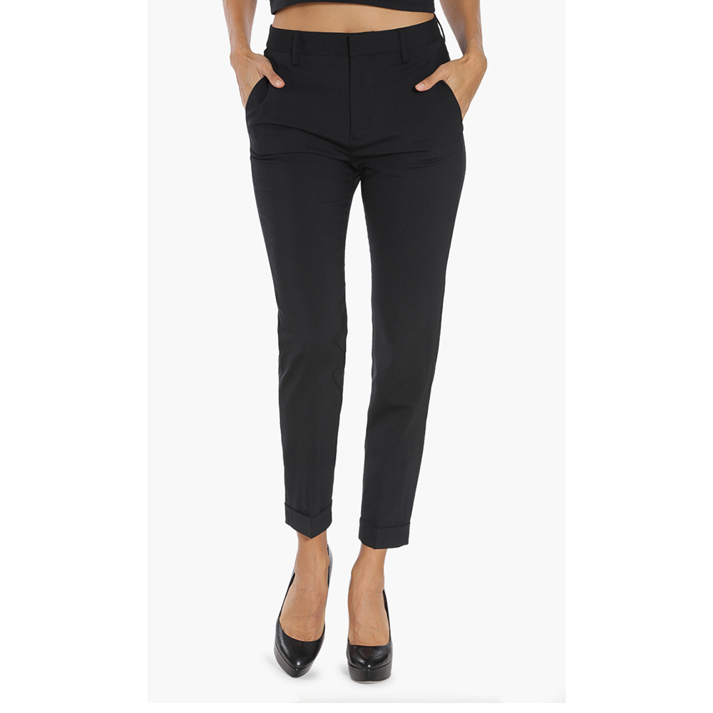 Dsquared2 Black Stretch Wool Trousers S (40)