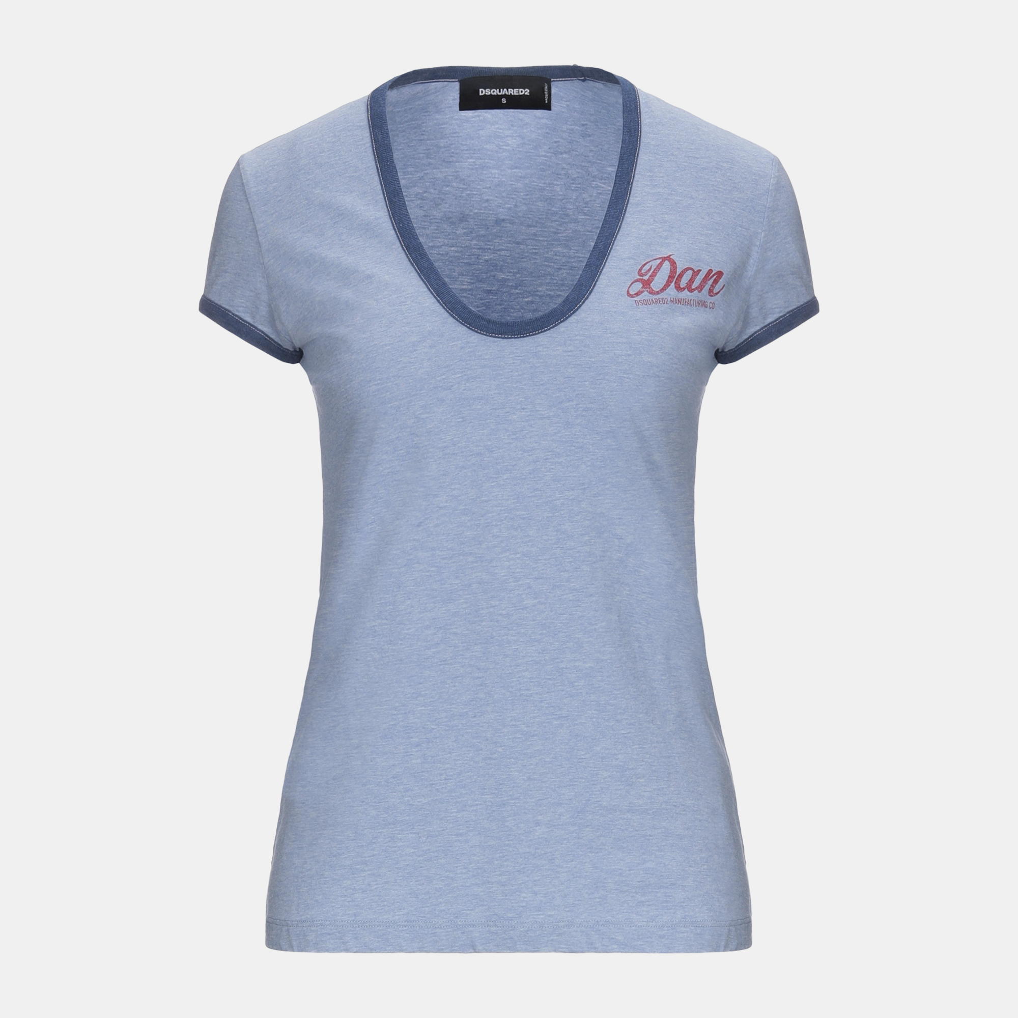 Dsquared2 blue cotton bella fit t-shirt s