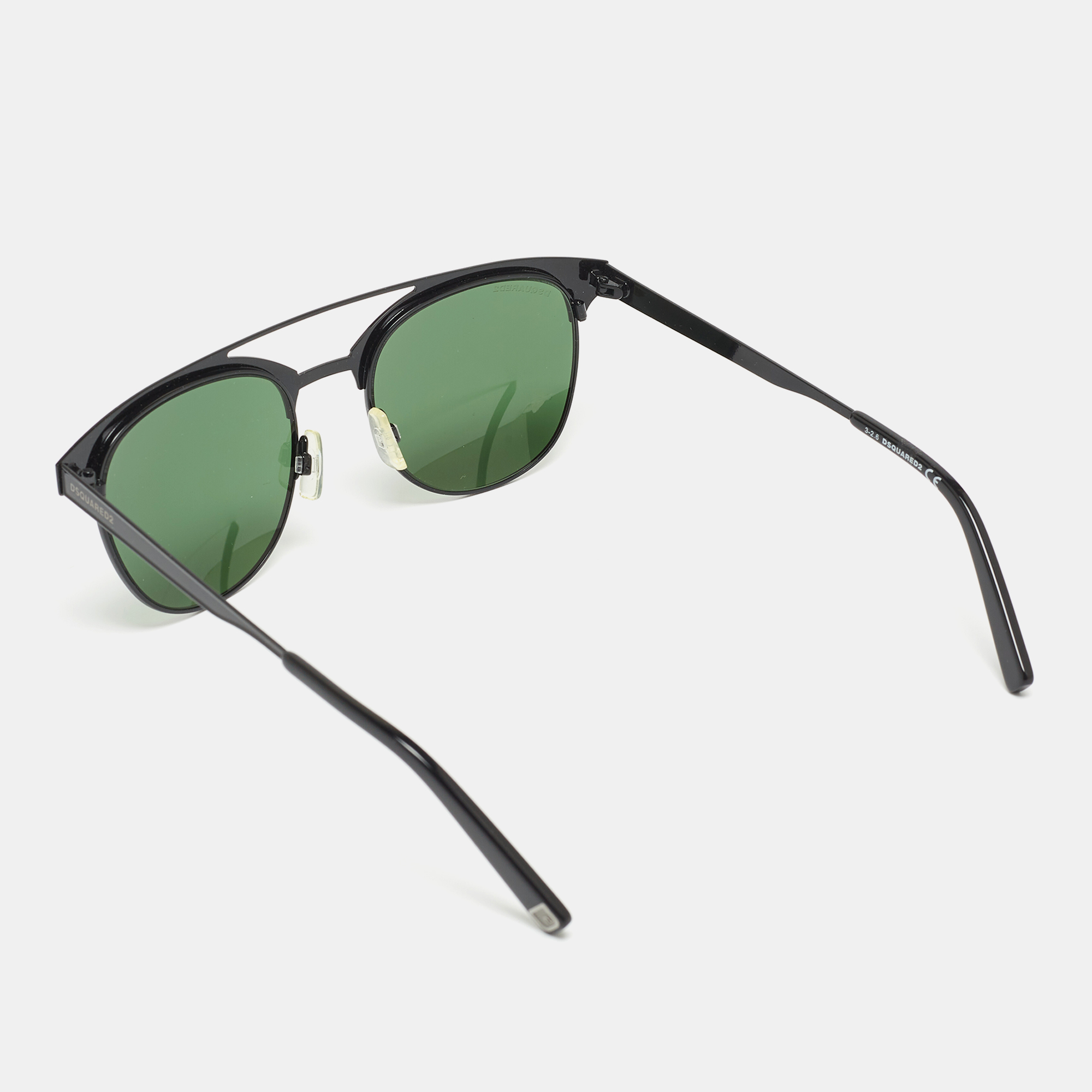 Dsquared2 Green/Black Bruce DQ246 Frame Round Sunglasses