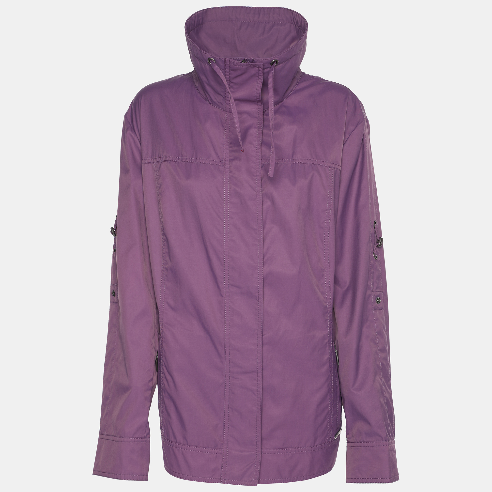 Elena Miro Purple Cotton Nylon Jacket XL 
Elena Miro Purple Cotton Nylon Jacket XL
