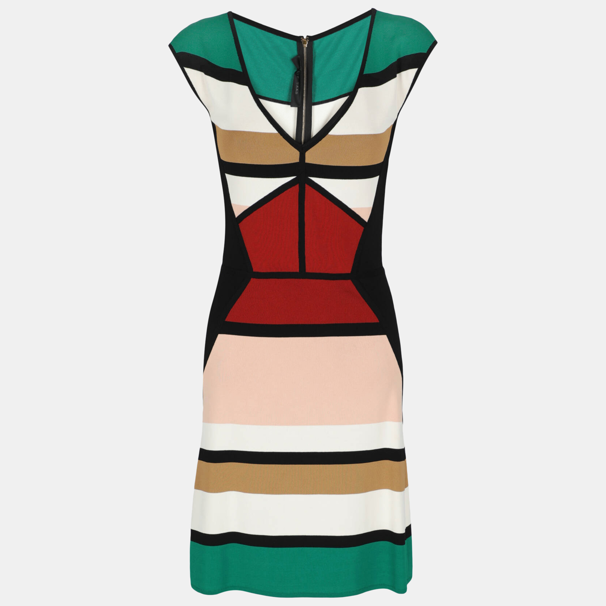 Elie Saab  Women's Synthetic Fibers Mini Dress - Beige - XS