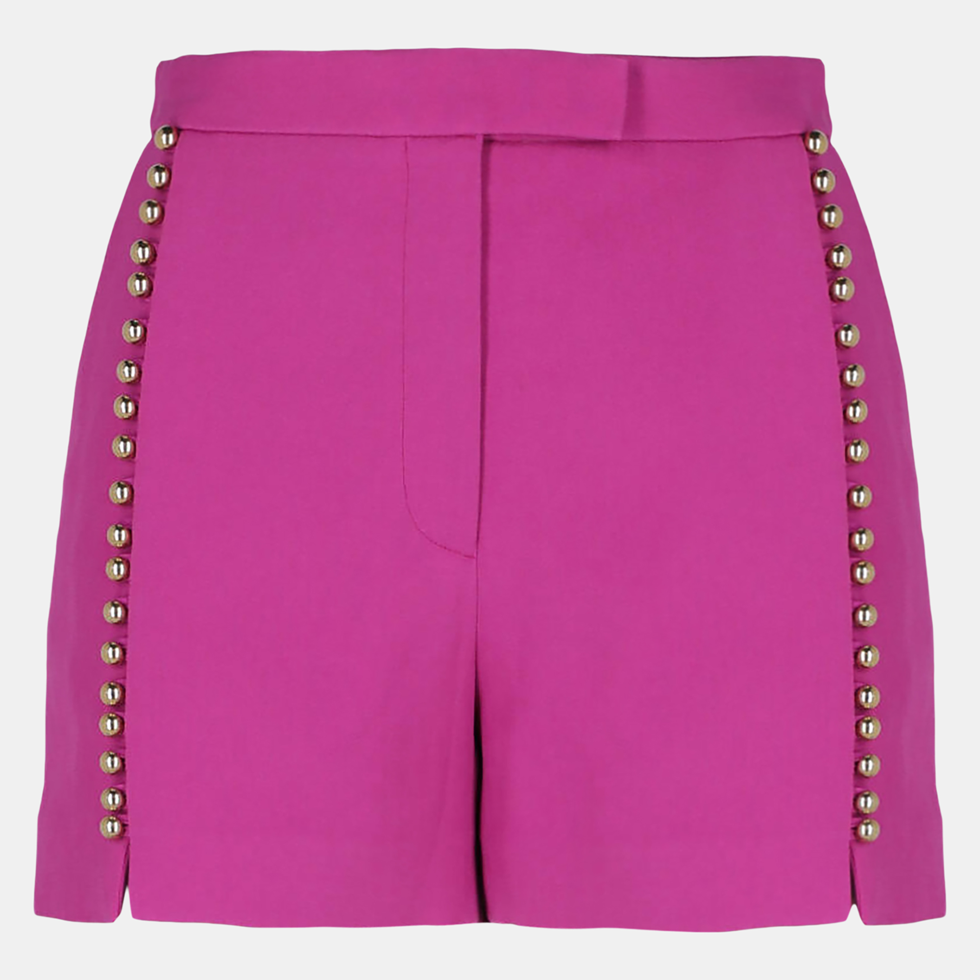 Elie Saab  Women's Synthetic Fibers Shorts - Purple - M