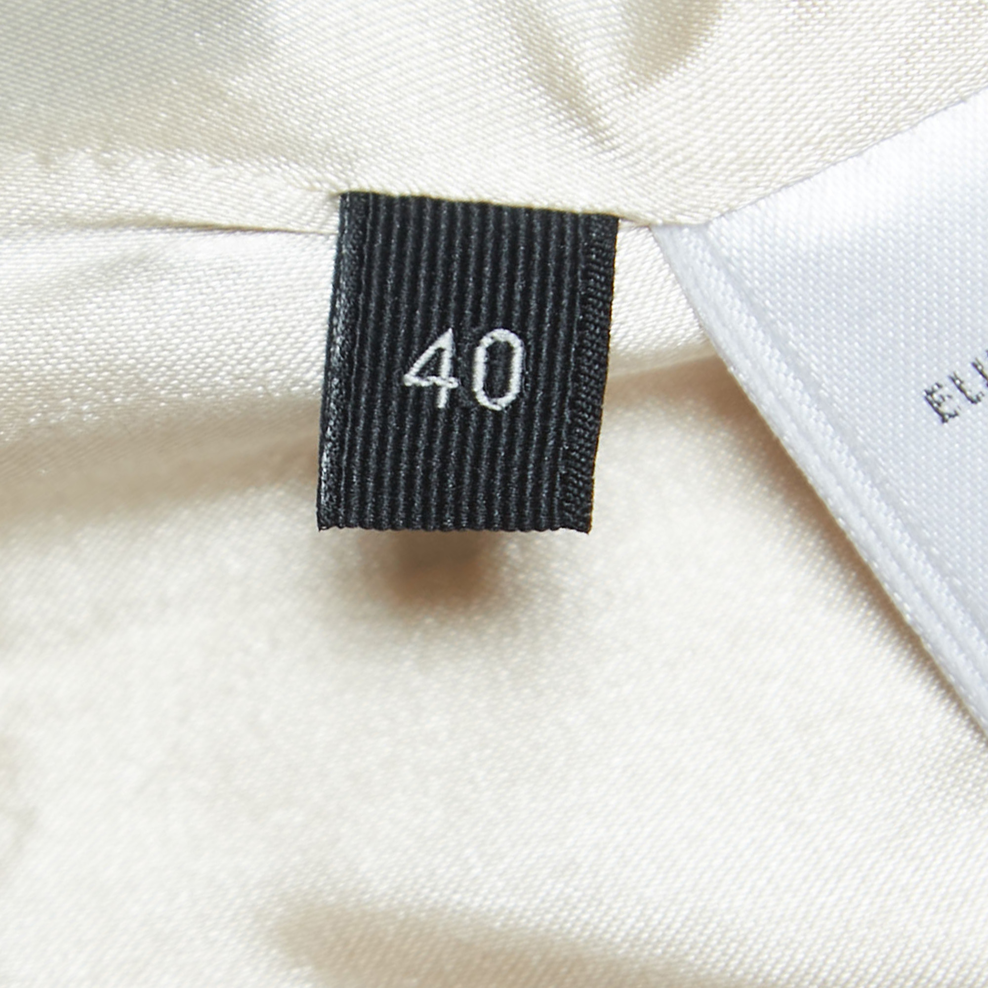 Elisabetta Franchi Black/White Knit Mini Dress S