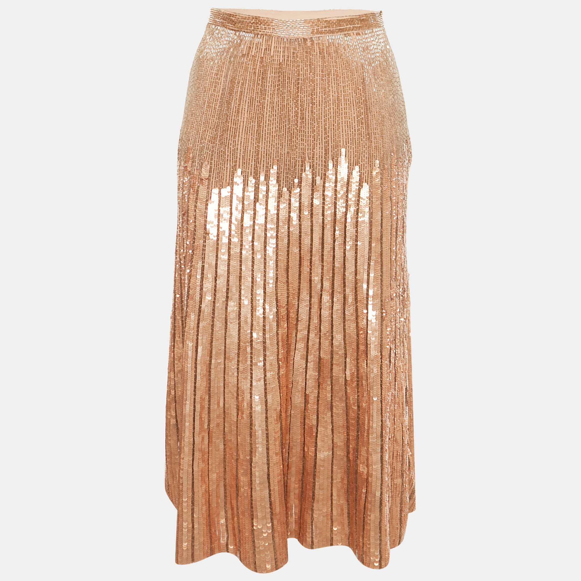 Embellished Crepe Midi Skirt M - Elisabetta Franchi - Modalova