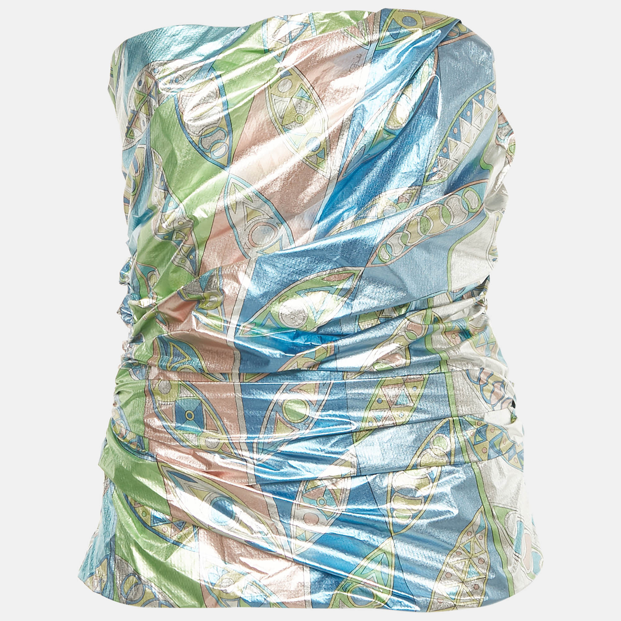 Printed Synthetic Corset Top M - Emilio Pucci - Modalova
