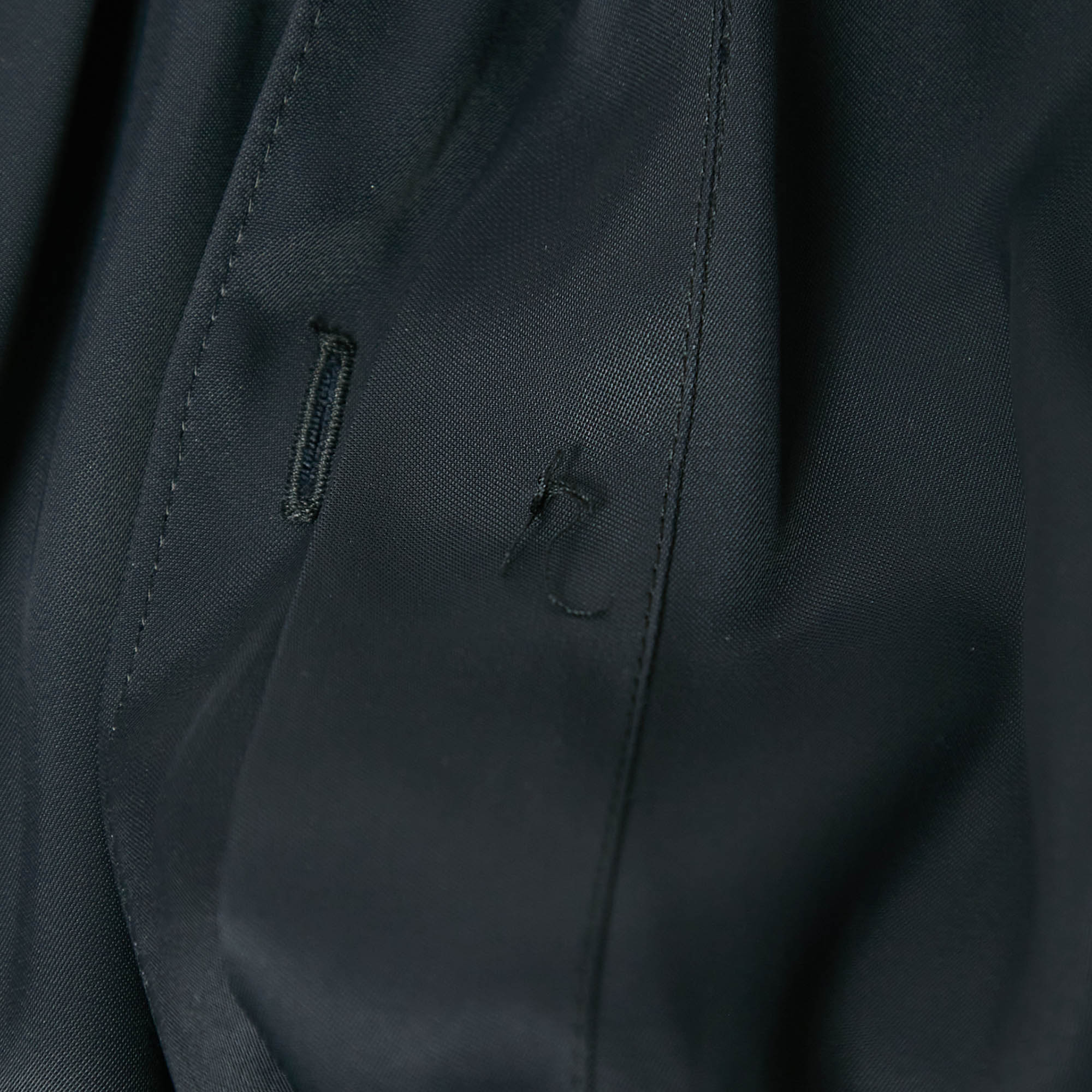 Emilio Pucci Navy Blue/Black Silk Blend Sequin Embellished Midi Dress XL