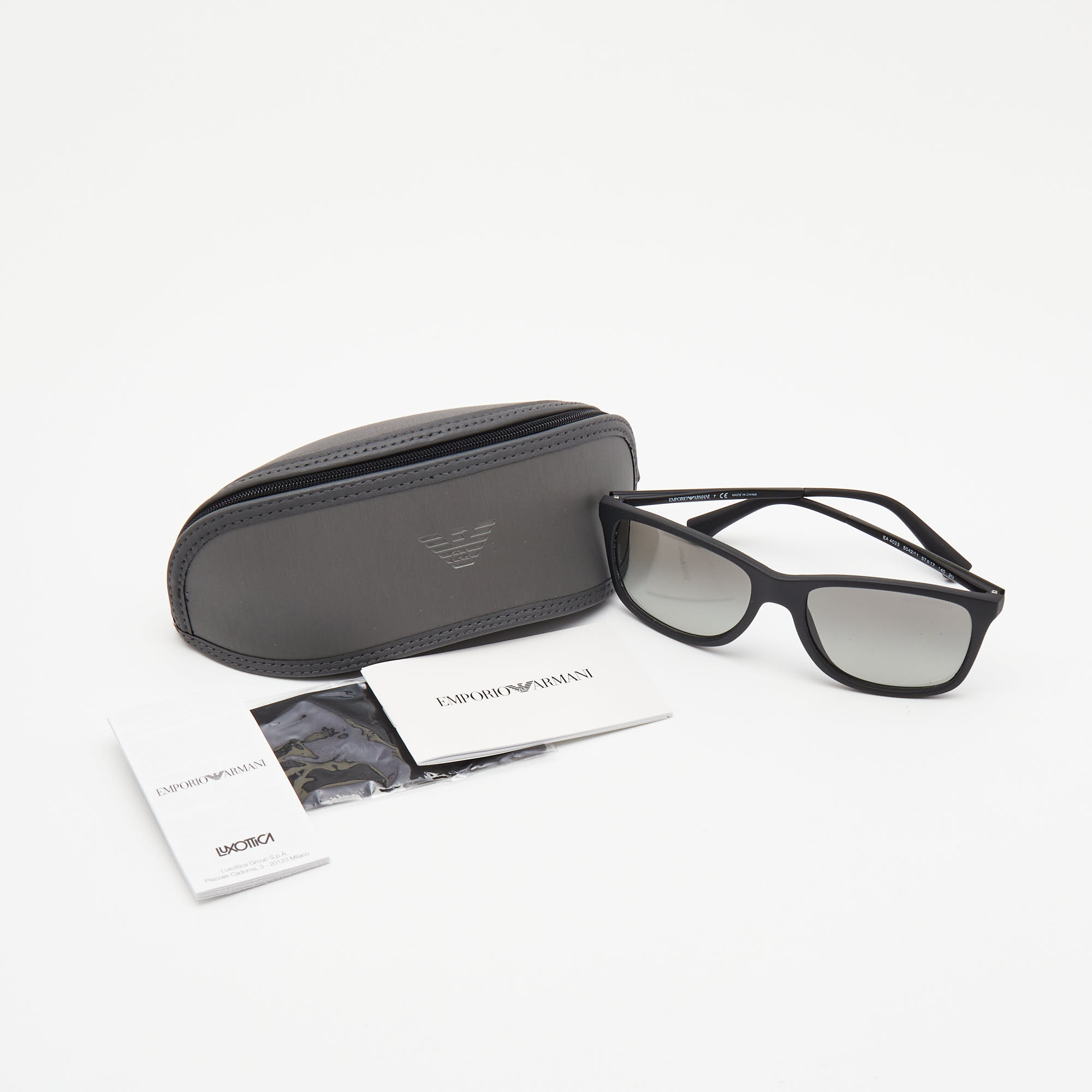 Emporio Armani Black EA4023 Wayfarer Sunglasses
