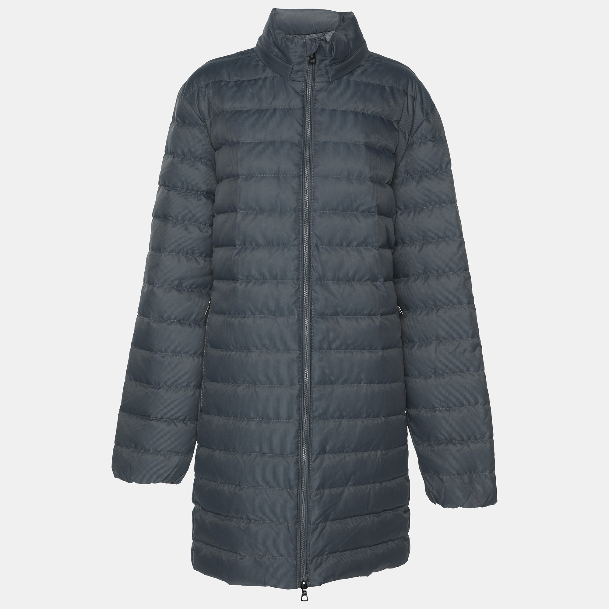 Quilted Nylon Zip Up Jacket M - Emporio Armani - Modalova