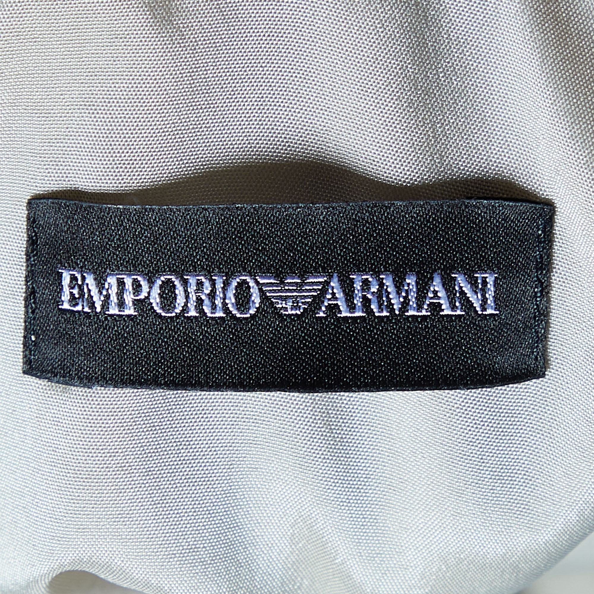 Emporio Armani Multicolor Printed Twill Sleeveless Mini Dress S