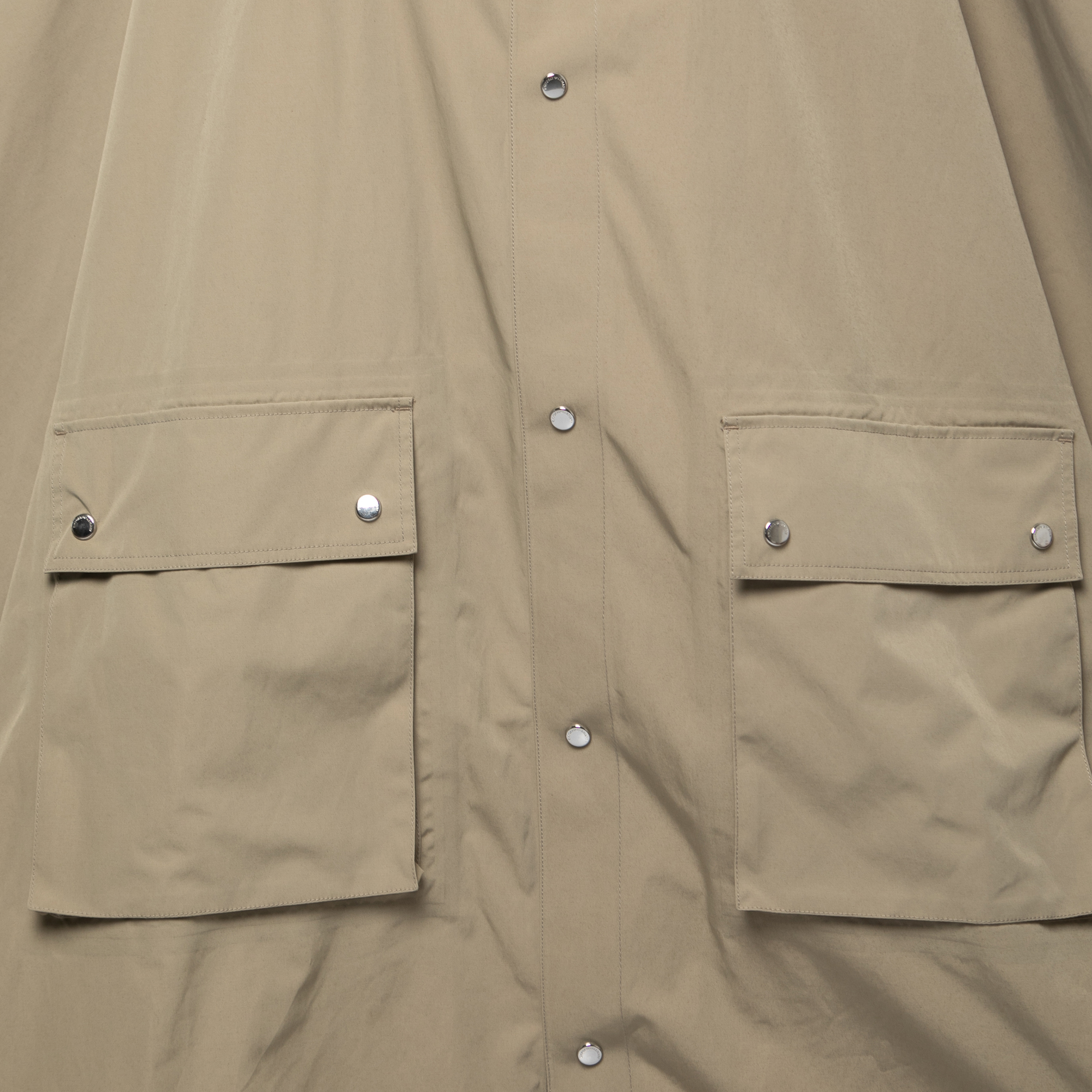 Emporio Armani Beige Cotton Blend Oversized Overcoat XL