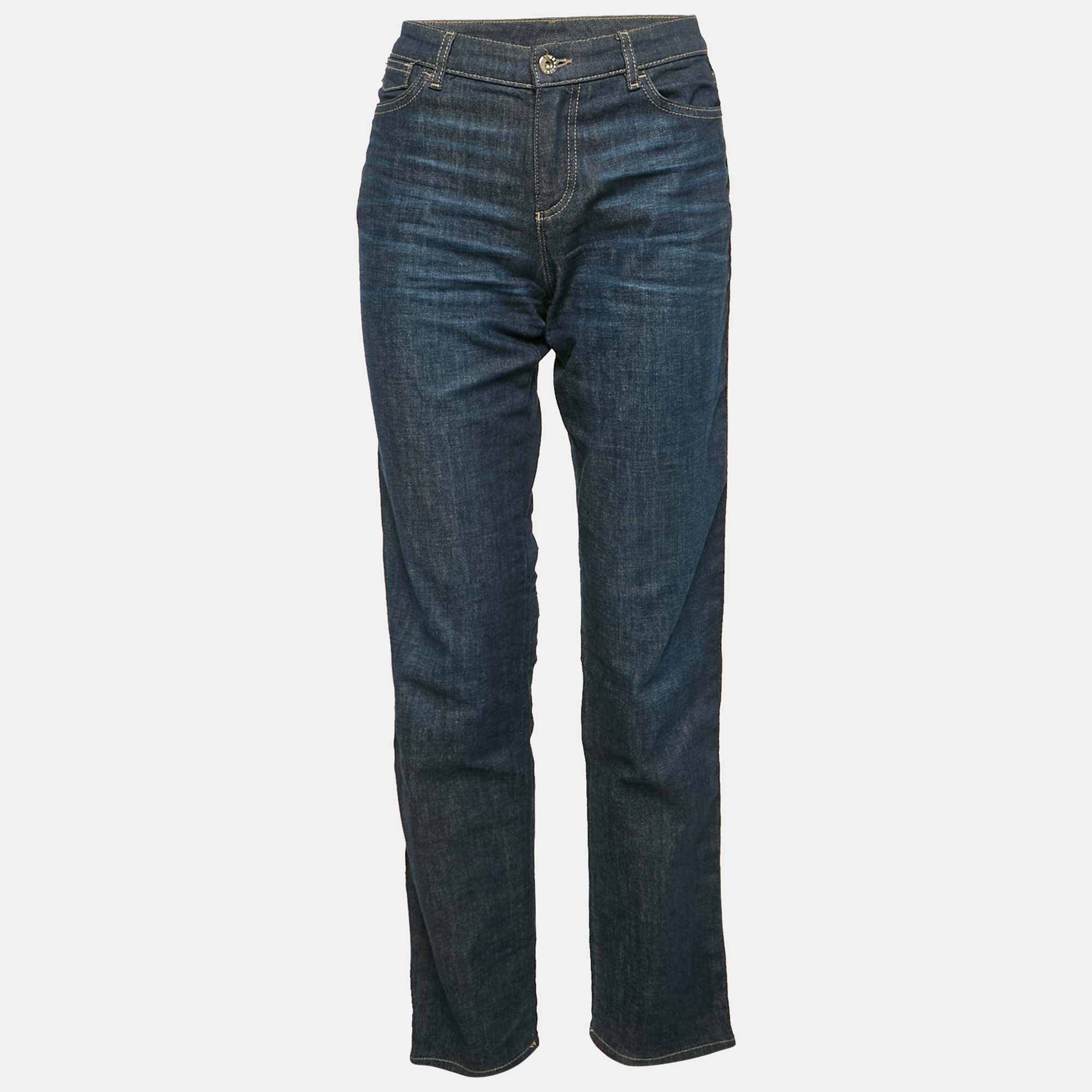 Emporio Armani Blue Washed Denim Side Band Detail Jeans Waist 28"
Emporio Armani Blue Washed Denim Side Band Detail Jeans Waist 28"