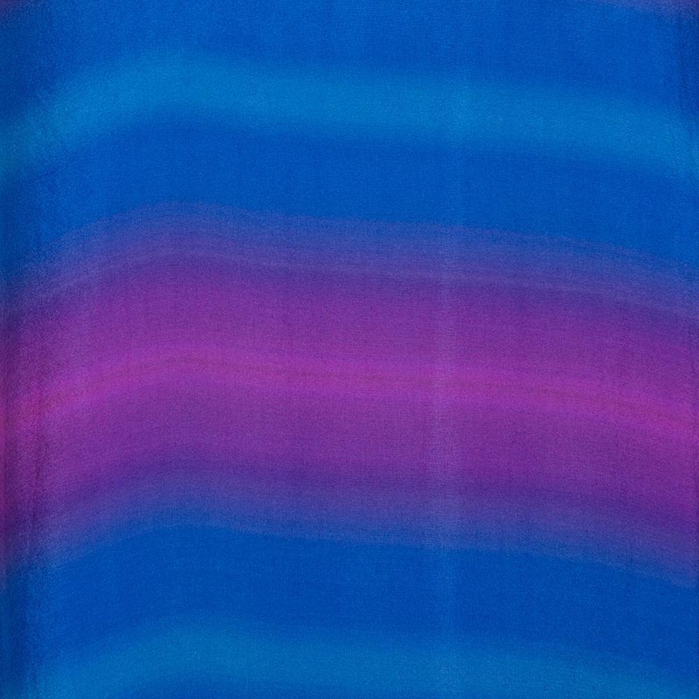 Emporio Armani Blue & Pink Gradient Print Silk Tunic L