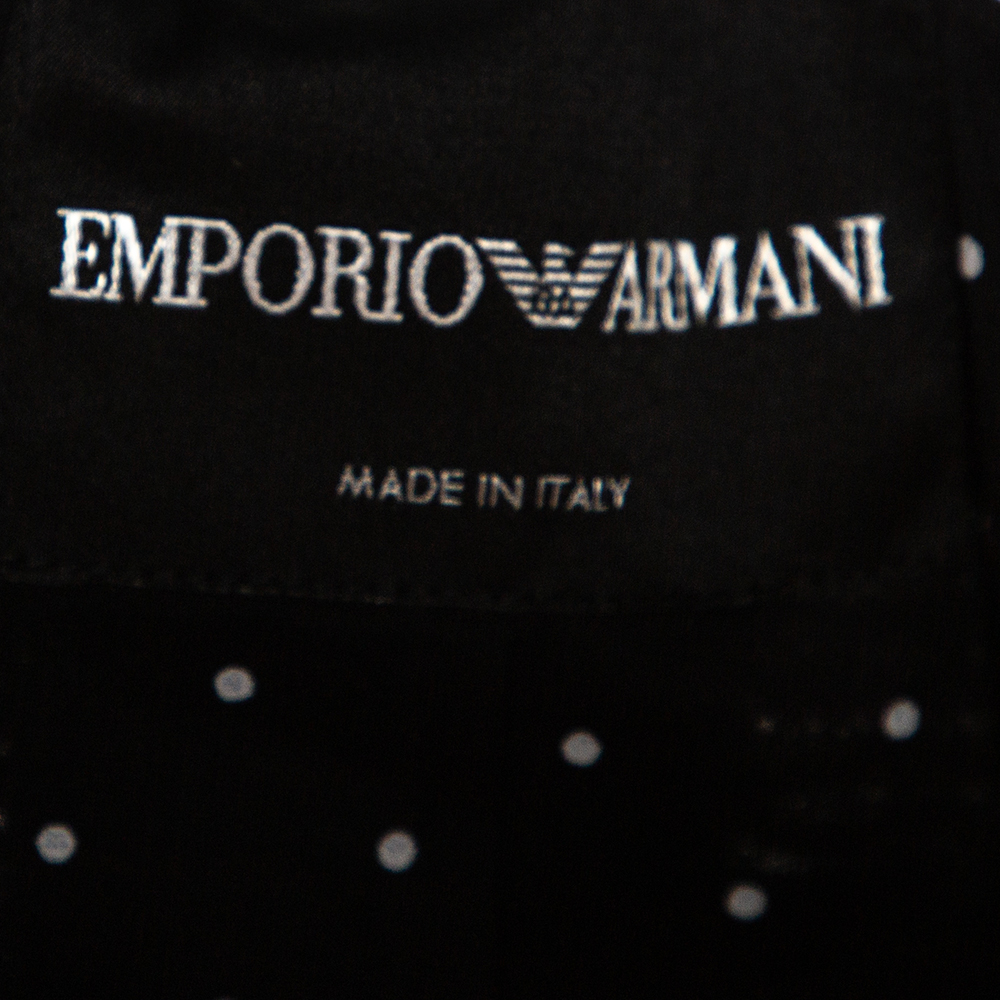 Emporio Armani Multicolor Tweed Button Front Jacket S