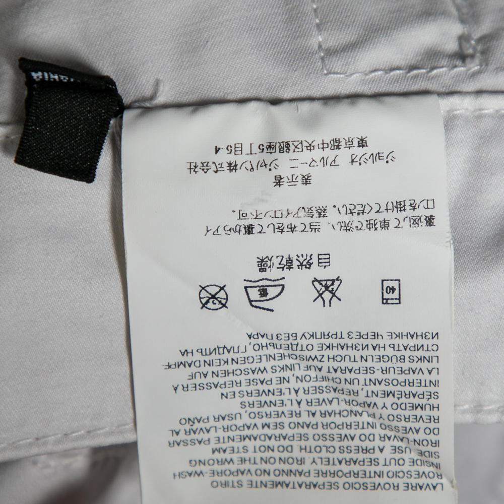 Emporio Armani  White Cotton Regular Fit Pants M