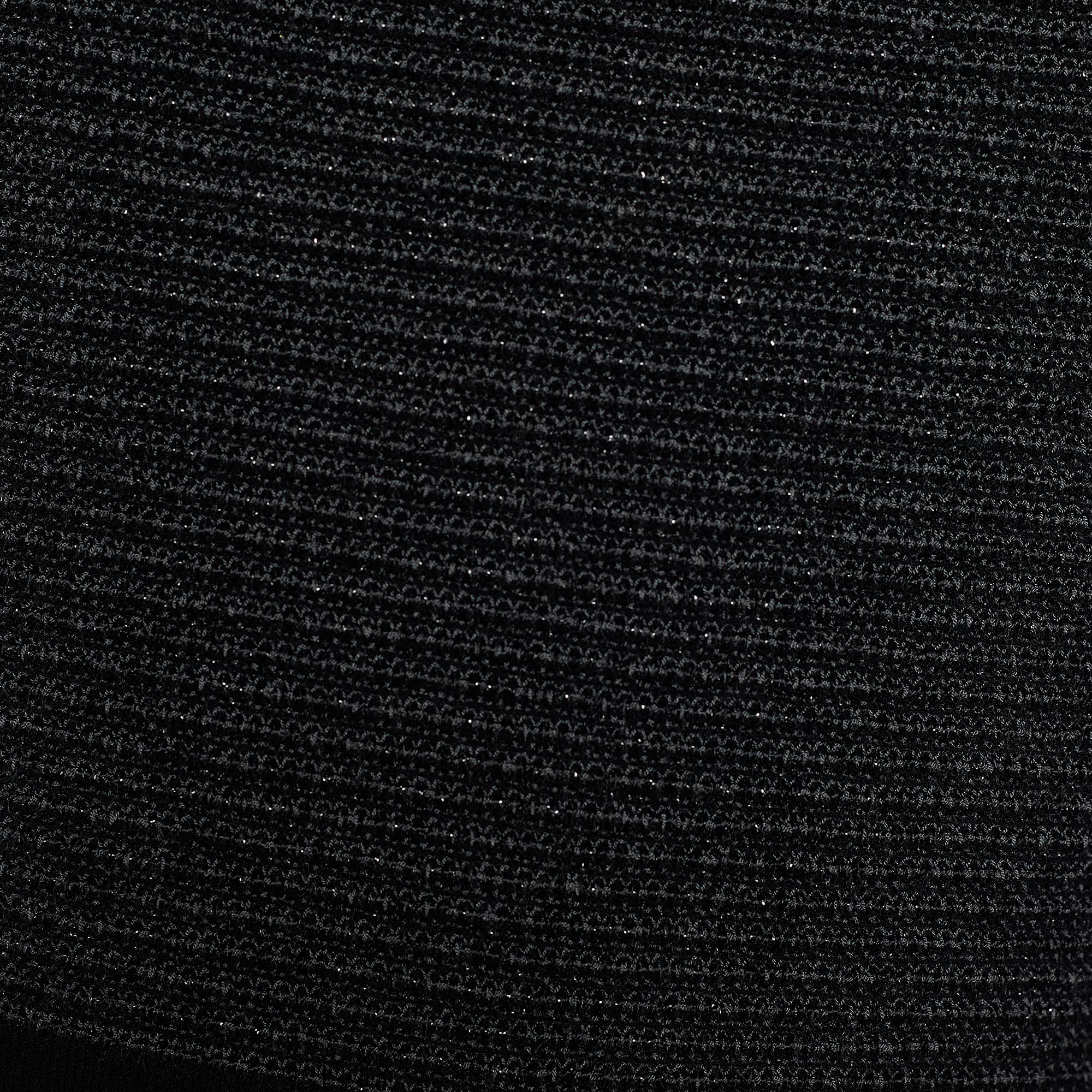 Emporio Armani Black Knit Sleeveless Top S