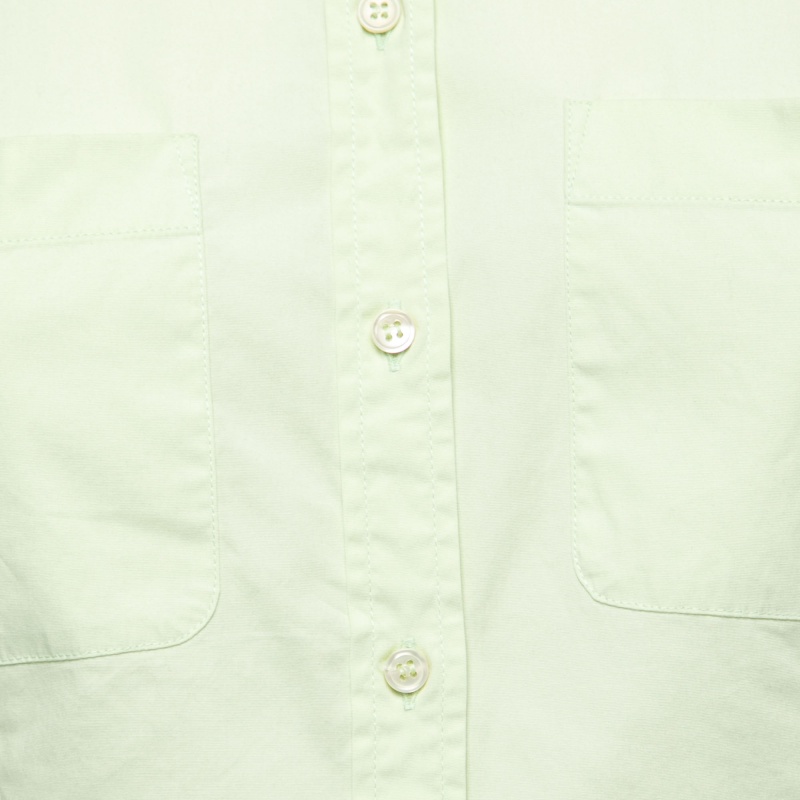 Emporio Armani Lime Green Cotton Button Down Shirt M